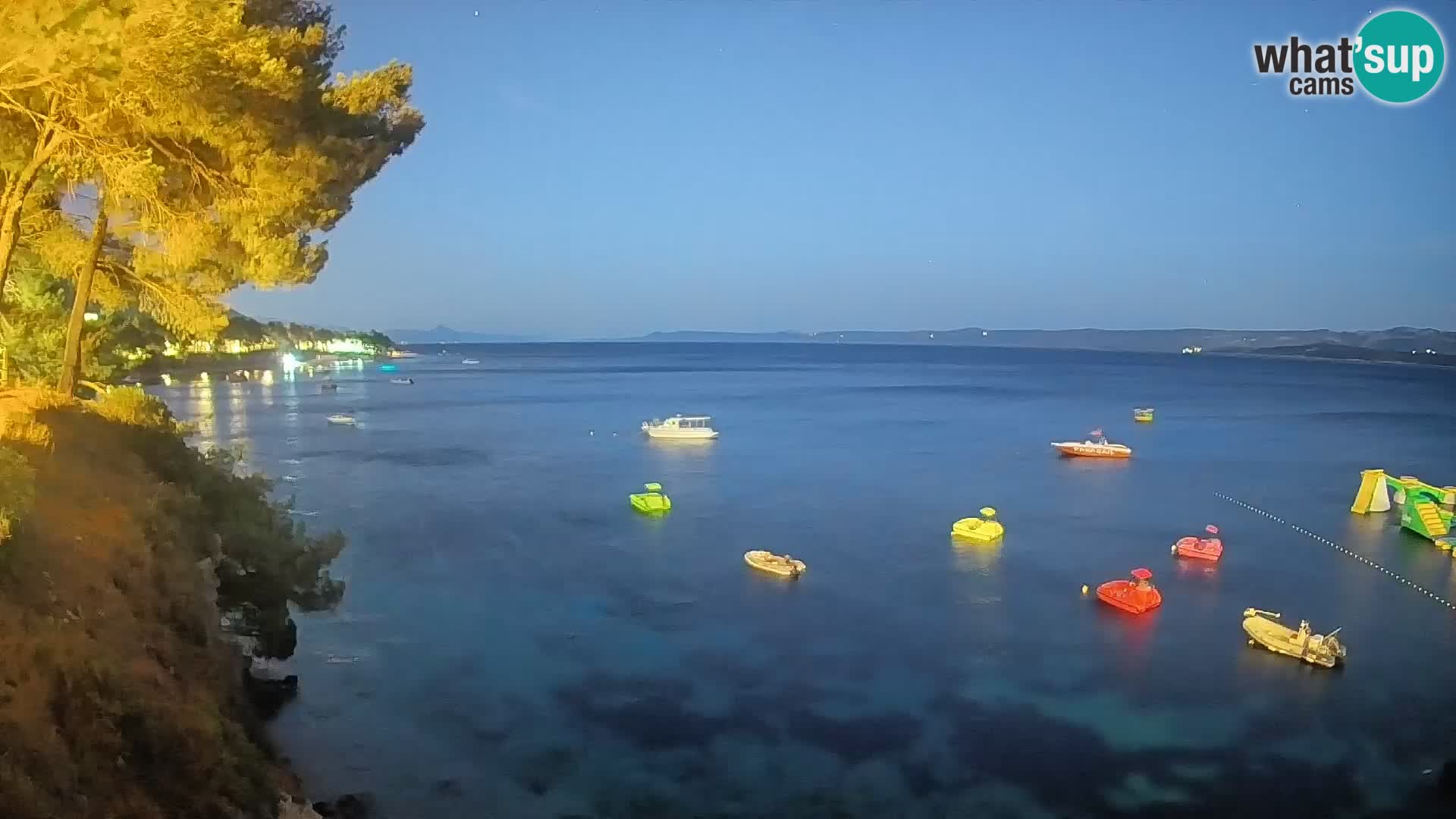 Webcam Potočine Beach Bol – Live View of Borak Beach, Brač Island