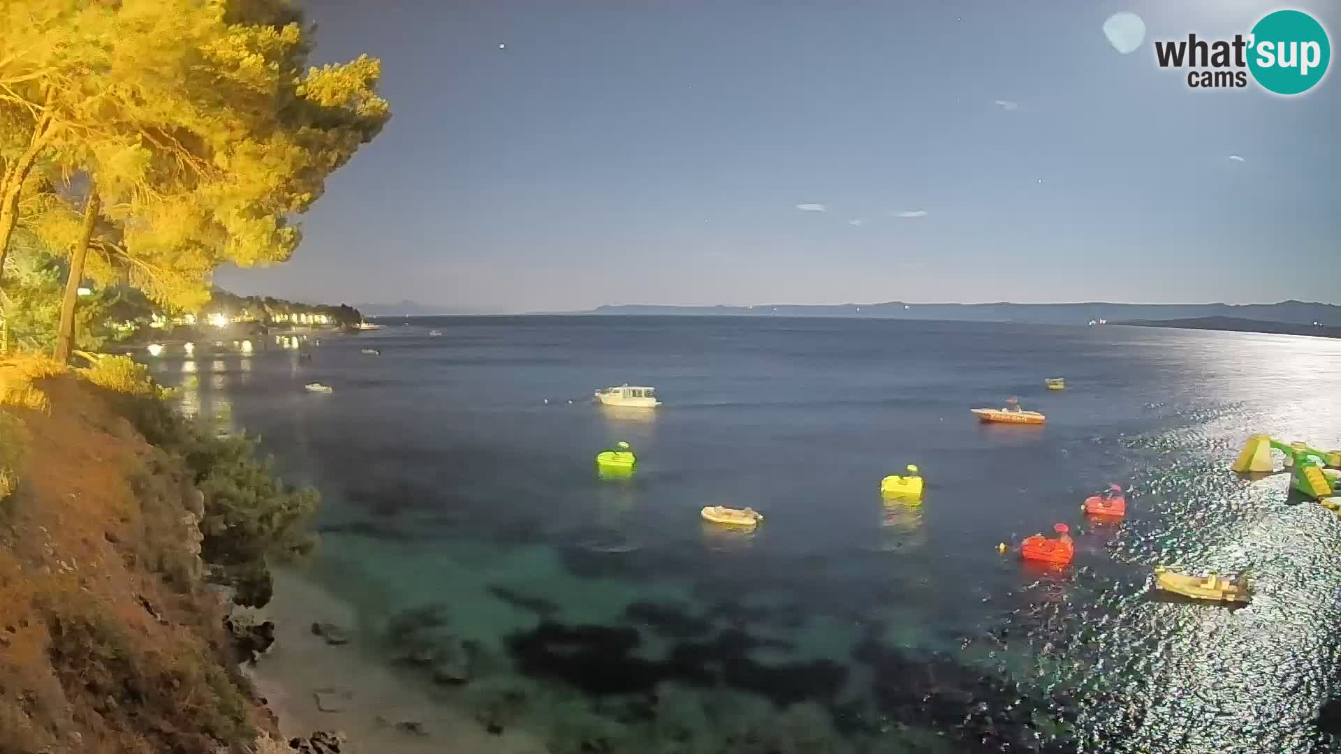 Webcam Potočine Beach Bol – Live View of Borak Beach, Brač Island