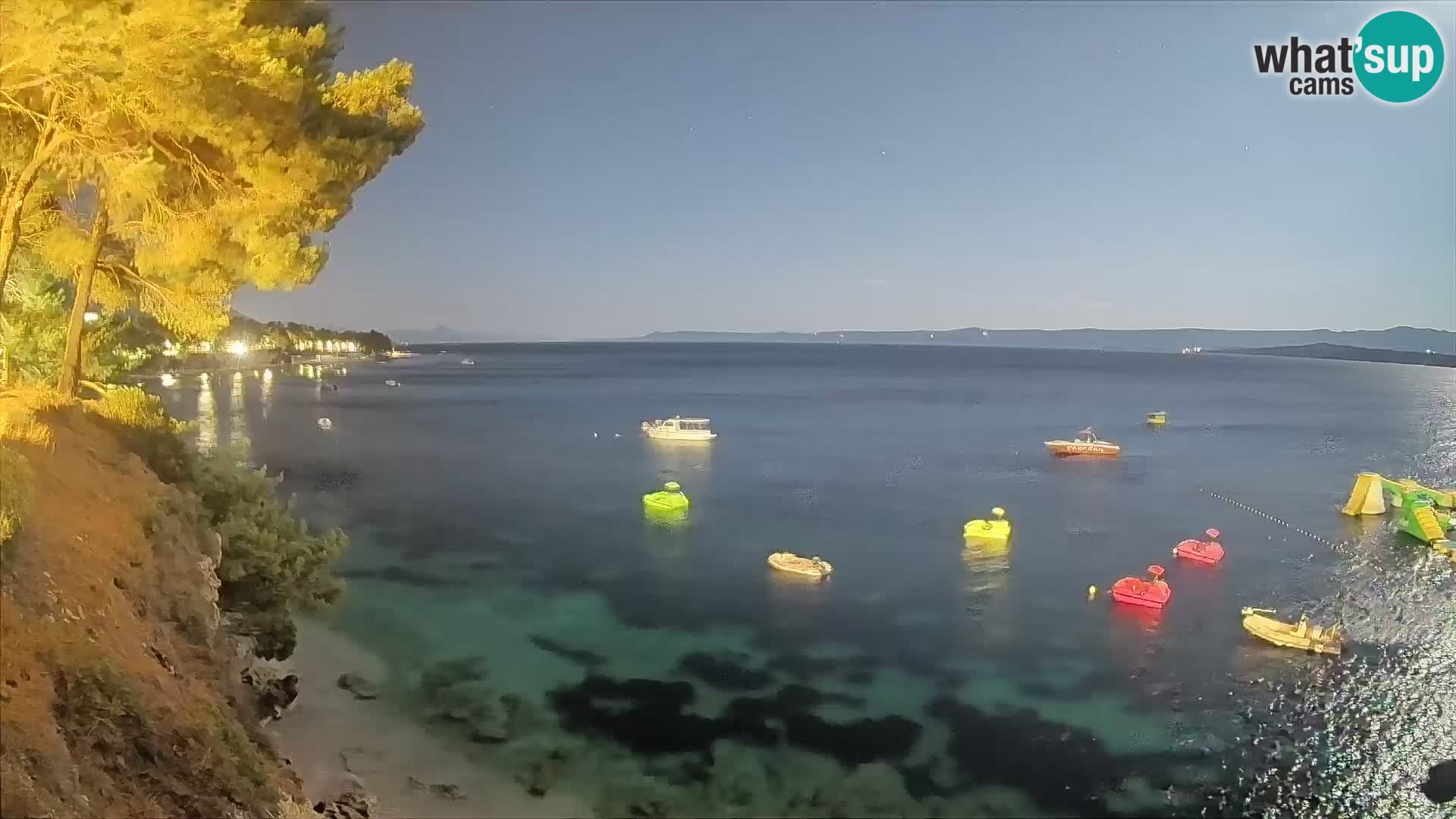 Webcam plage Potočine Bol – Vue en direct sur Borak Beach, île de Brač