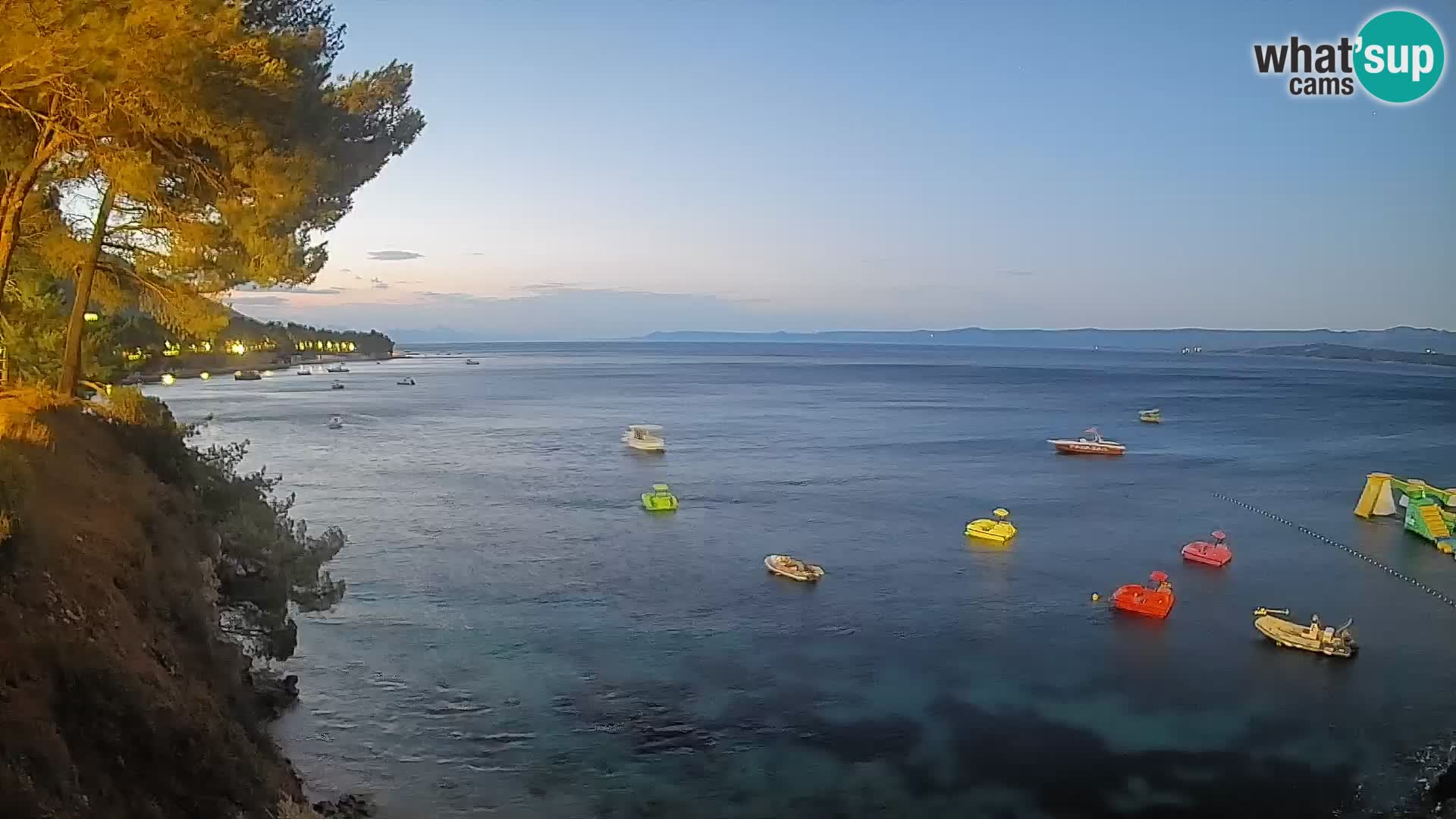 Webcam plage Potočine Bol – Vue en direct sur Borak Beach, île de Brač