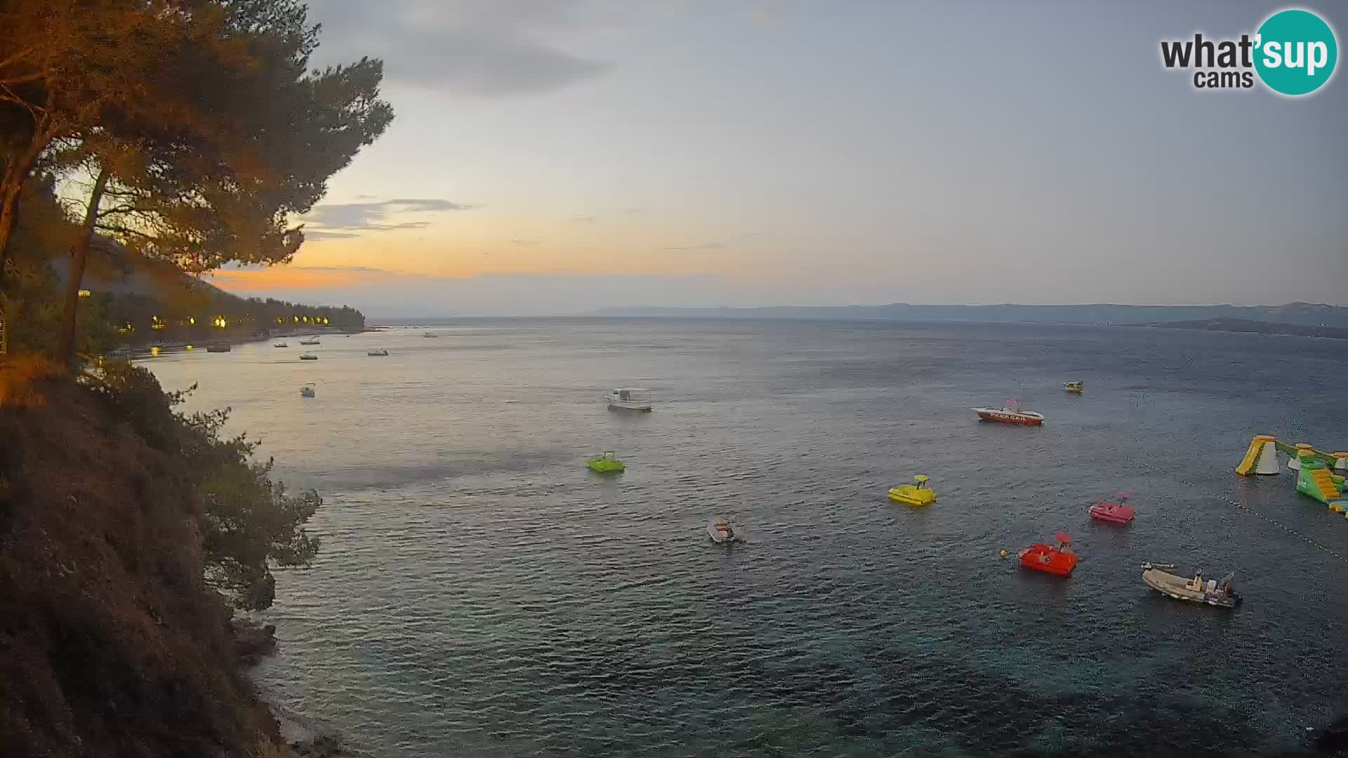 Webcam Potočine Beach Bol – Live View of Borak Beach, Brač Island
