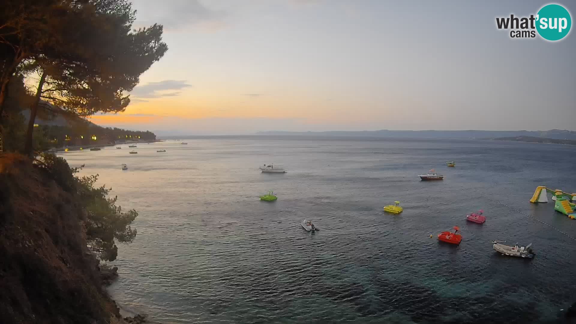 Webcam Potočine Beach Bol – Live View of Borak Beach, Brač Island