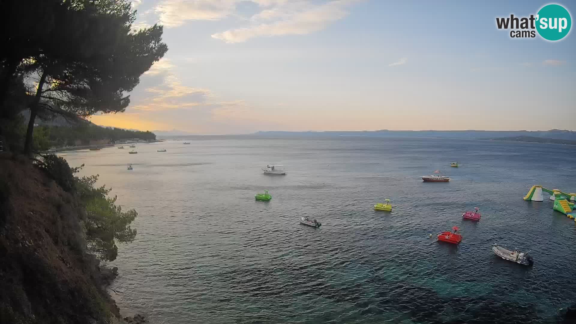 Webcam plage Potočine Bol – Vue en direct sur Borak Beach, île de Brač