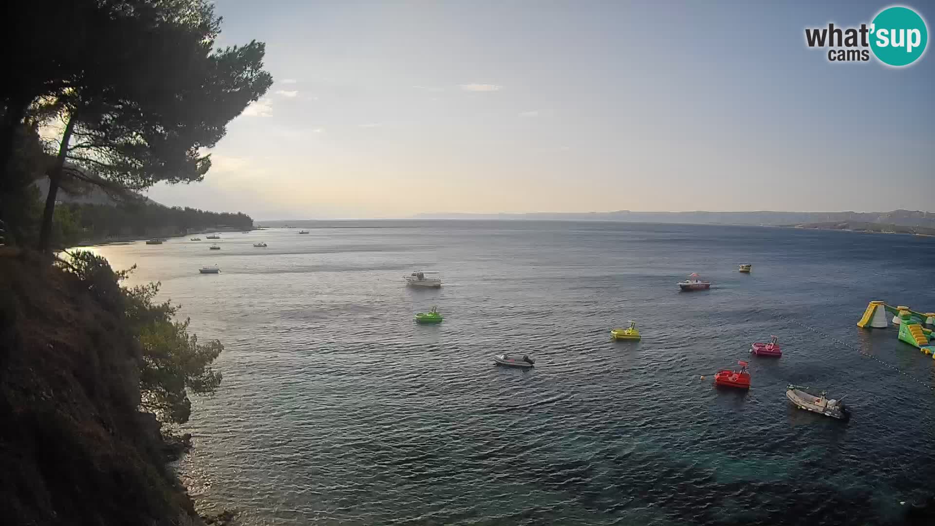 Webcam plage Potočine Bol – Vue en direct sur Borak Beach, île de Brač