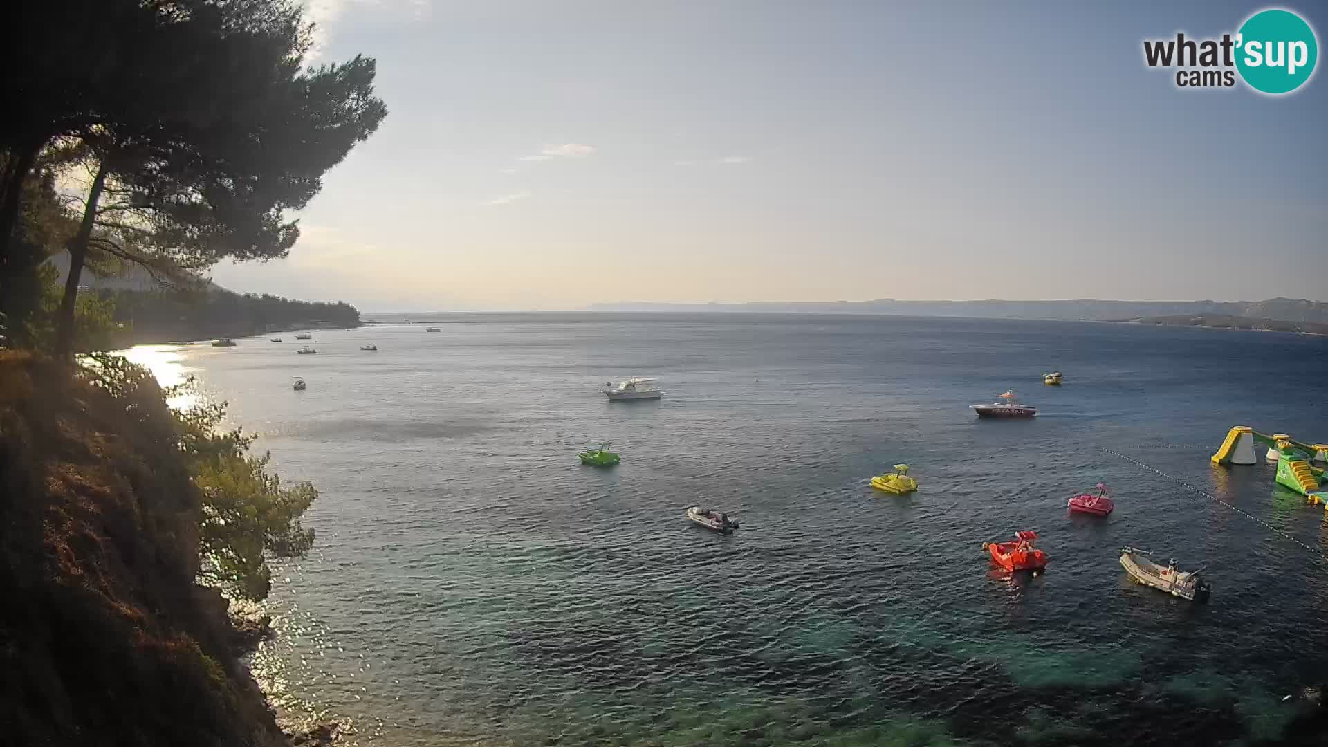 Webcam Playa Potočine Bol – Vista en vivo de Borak Beach, Isla de Brač