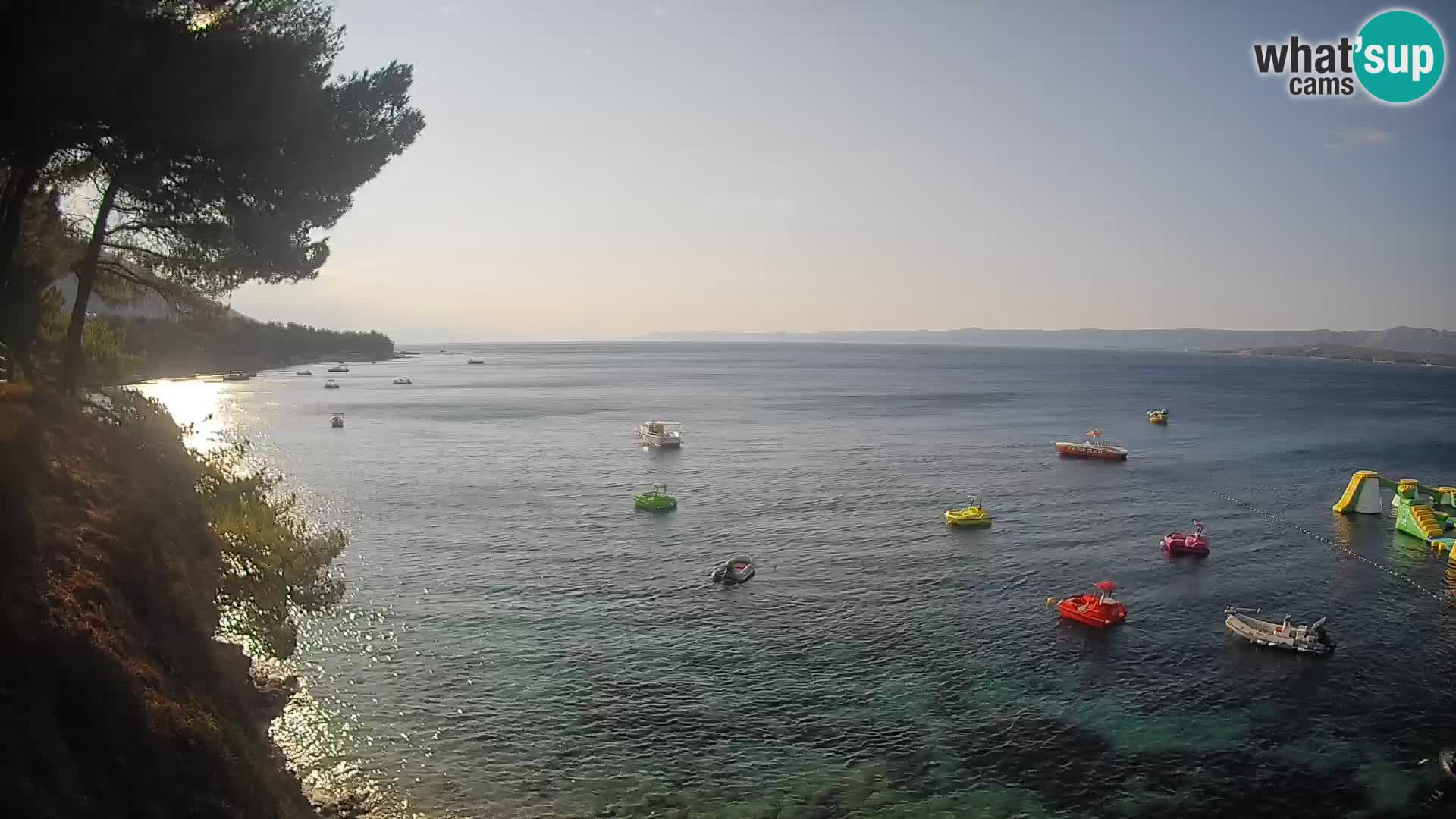 Webcam plage Potočine Bol – Vue en direct sur Borak Beach, île de Brač