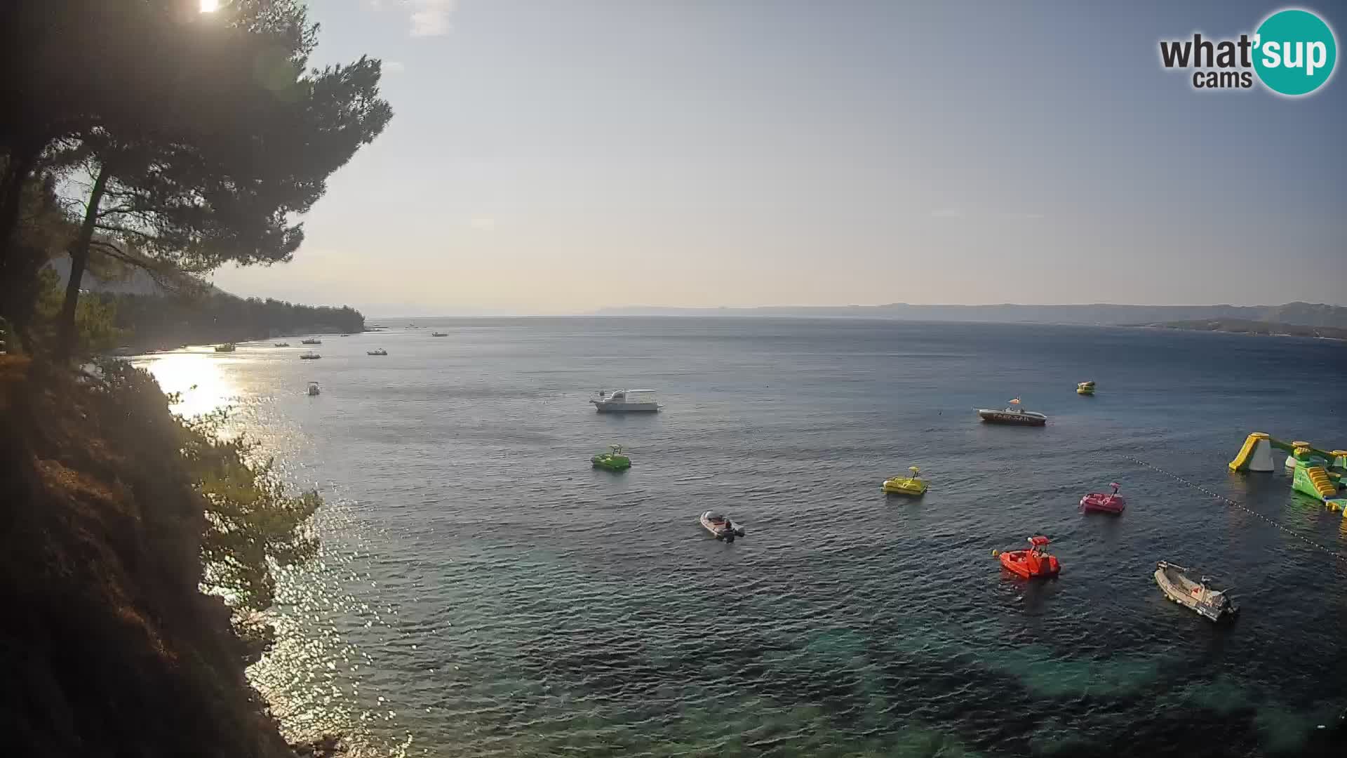 Webcam plage Potočine Bol – Vue en direct sur Borak Beach, île de Brač