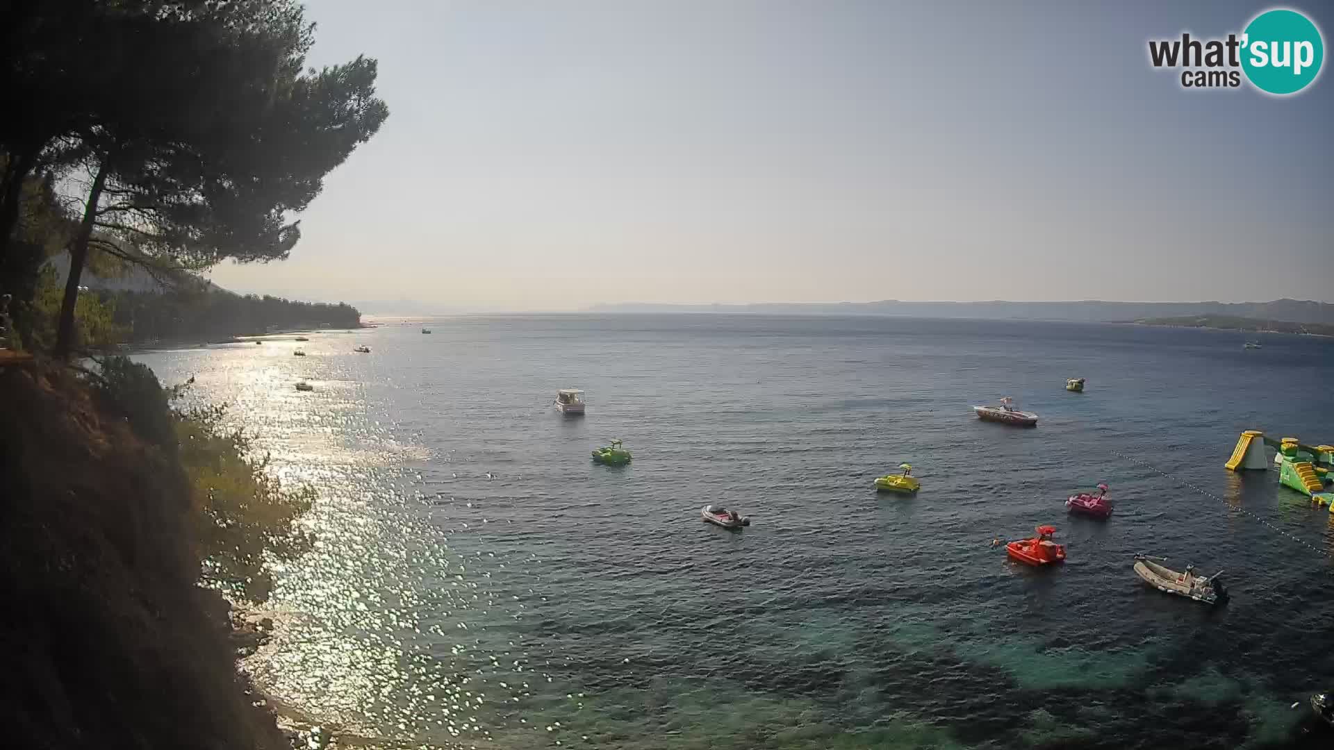 Webcam plage Potočine Bol – Vue en direct sur Borak Beach, île de Brač