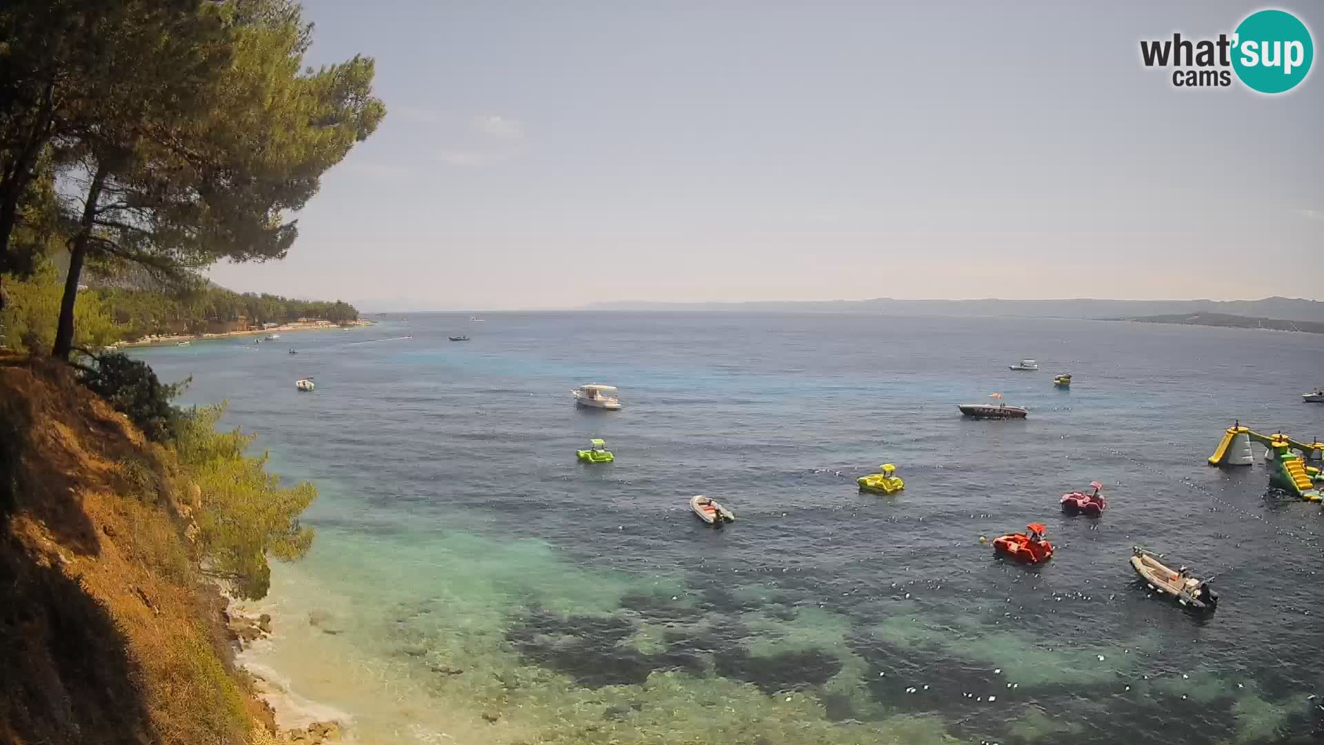 Webcam Potočine Beach Bol – Live View of Borak Beach, Brač Island