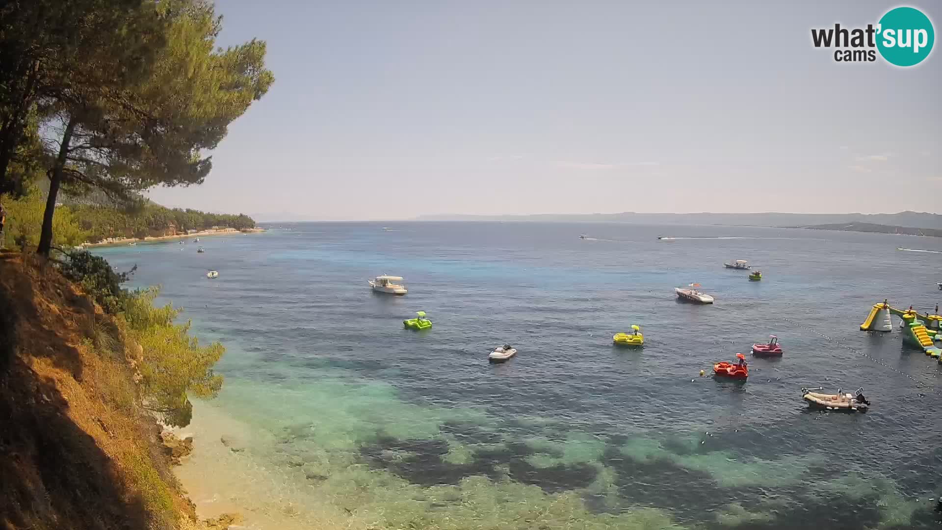 Webcam Potočine Beach Bol – Live View of Borak Beach, Brač Island