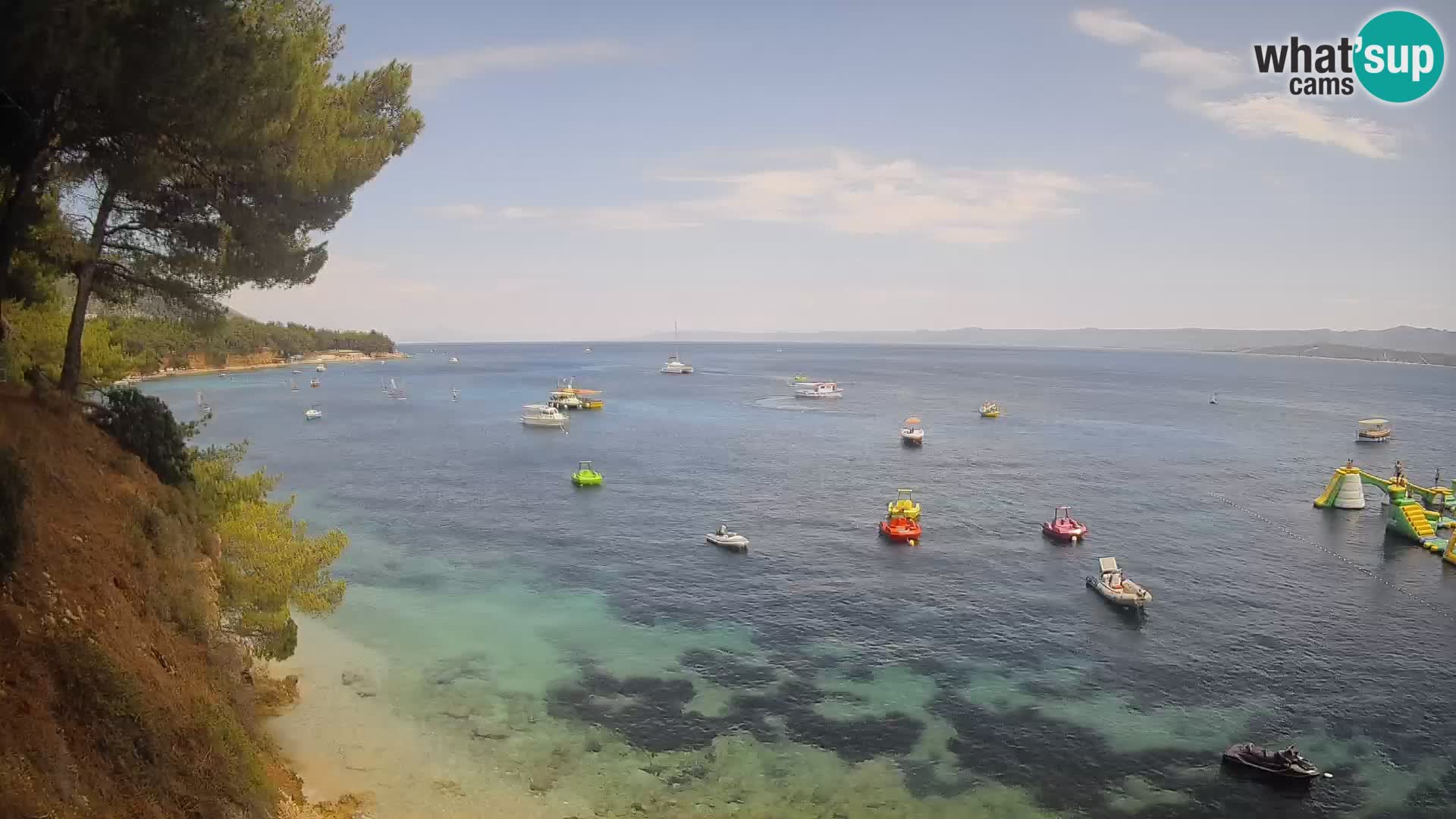 Webcam Strand Potočine Bol – Liveblick auf Borak Beach, Insel Brač