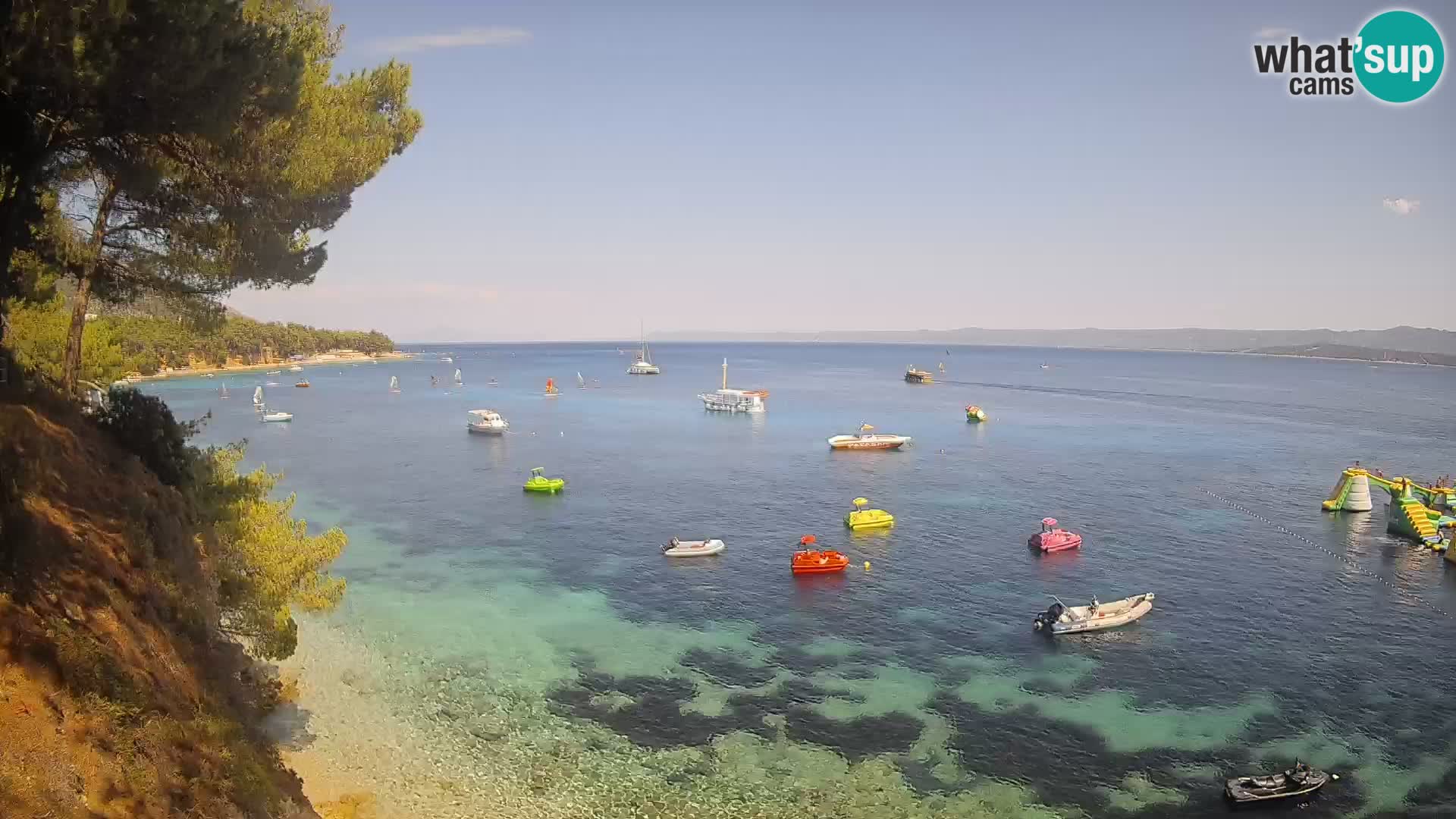 Webcam Potočine Beach Bol – Live View of Borak Beach, Brač Island