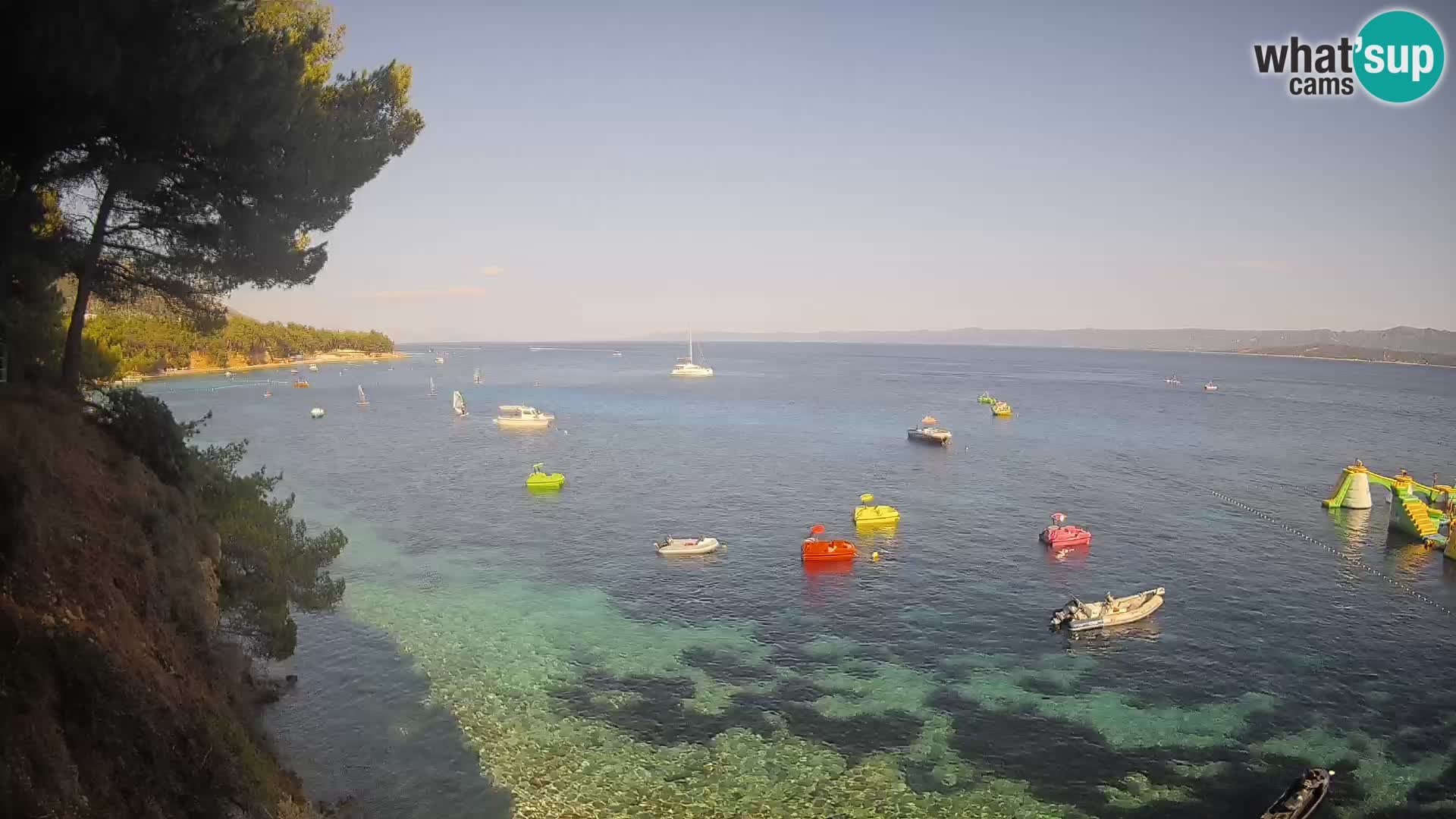Webcam Strand Potočine Bol – Liveblick auf Borak Beach, Insel Brač
