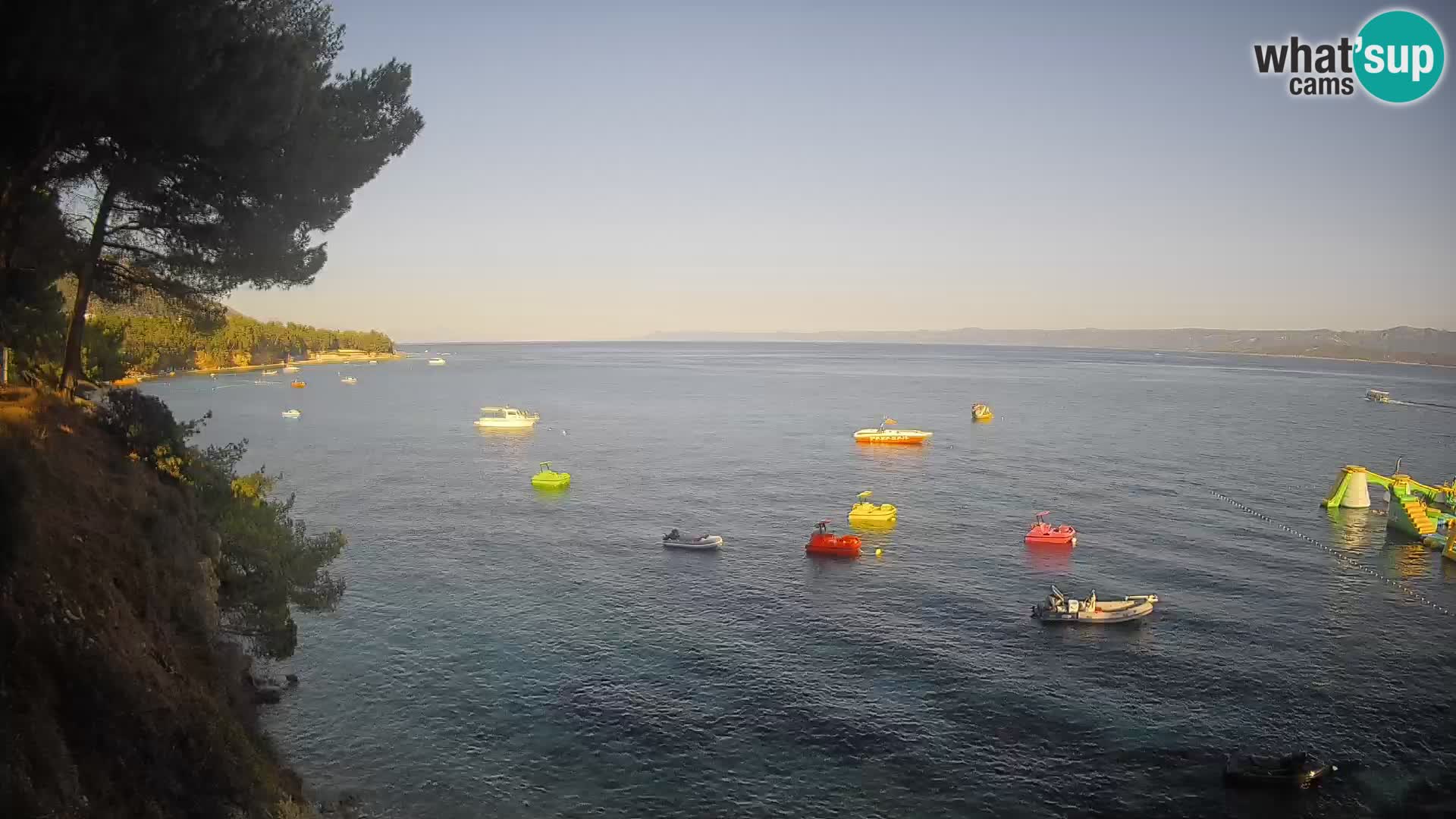 Webcam Strand Potočine Bol – Liveblick auf Borak Beach, Insel Brač