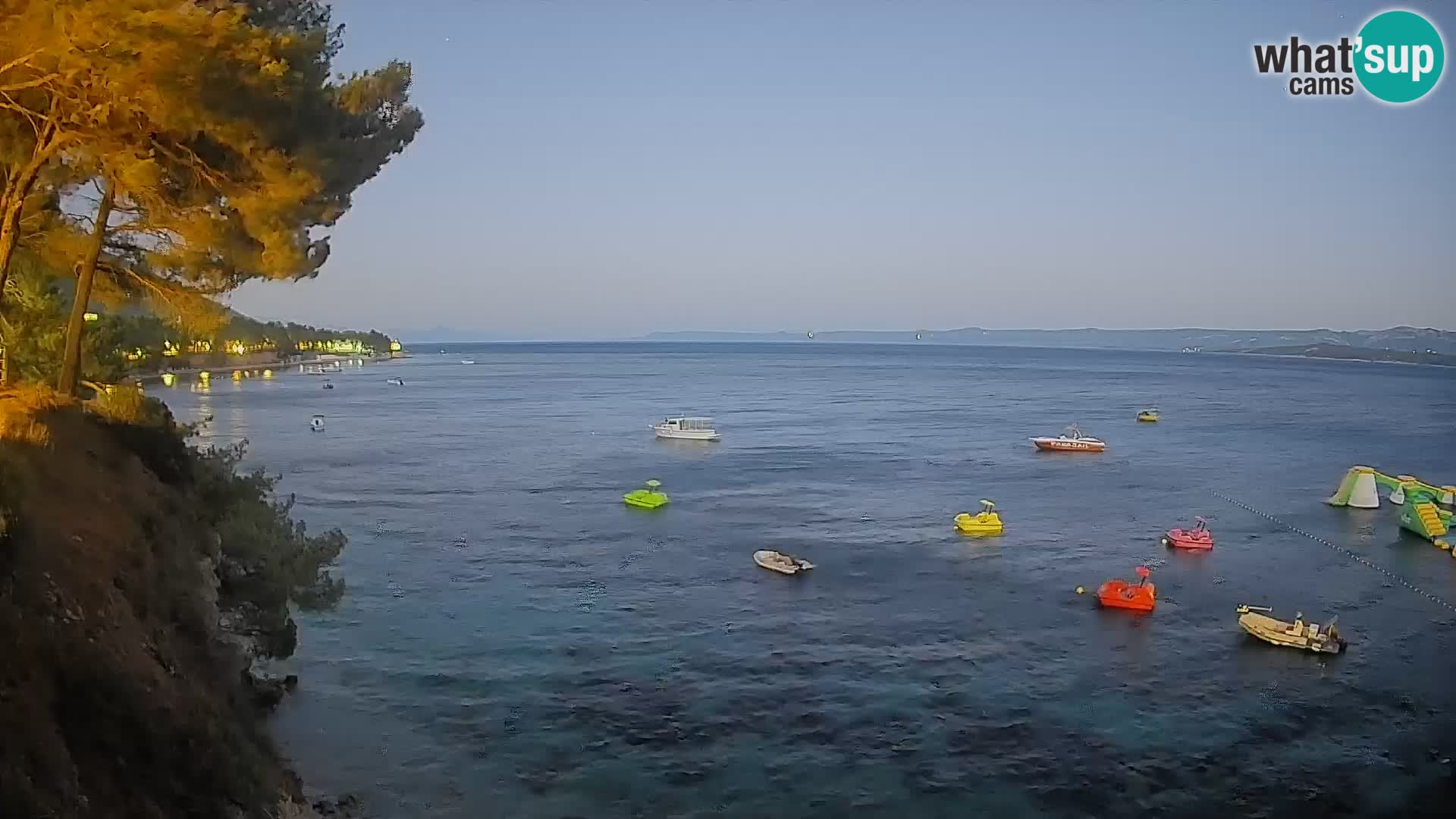 Webcam Strand Potočine Bol – Liveblick auf Borak Beach, Insel Brač