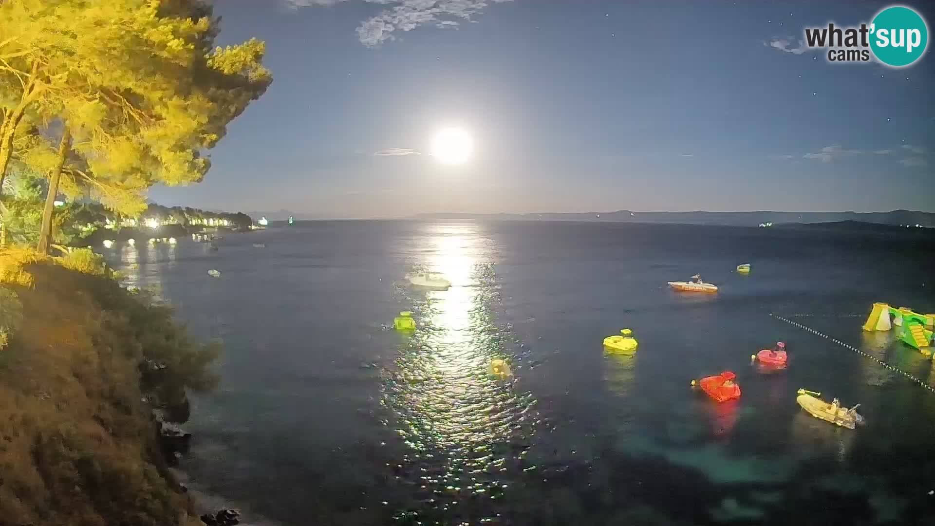 Webcam plage Potočine Bol – Vue en direct sur Borak Beach, île de Brač