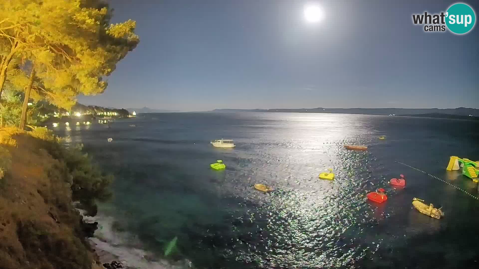 Web kamera Potočine Bol – Pogled uživo na plažu Borak, otok Brač