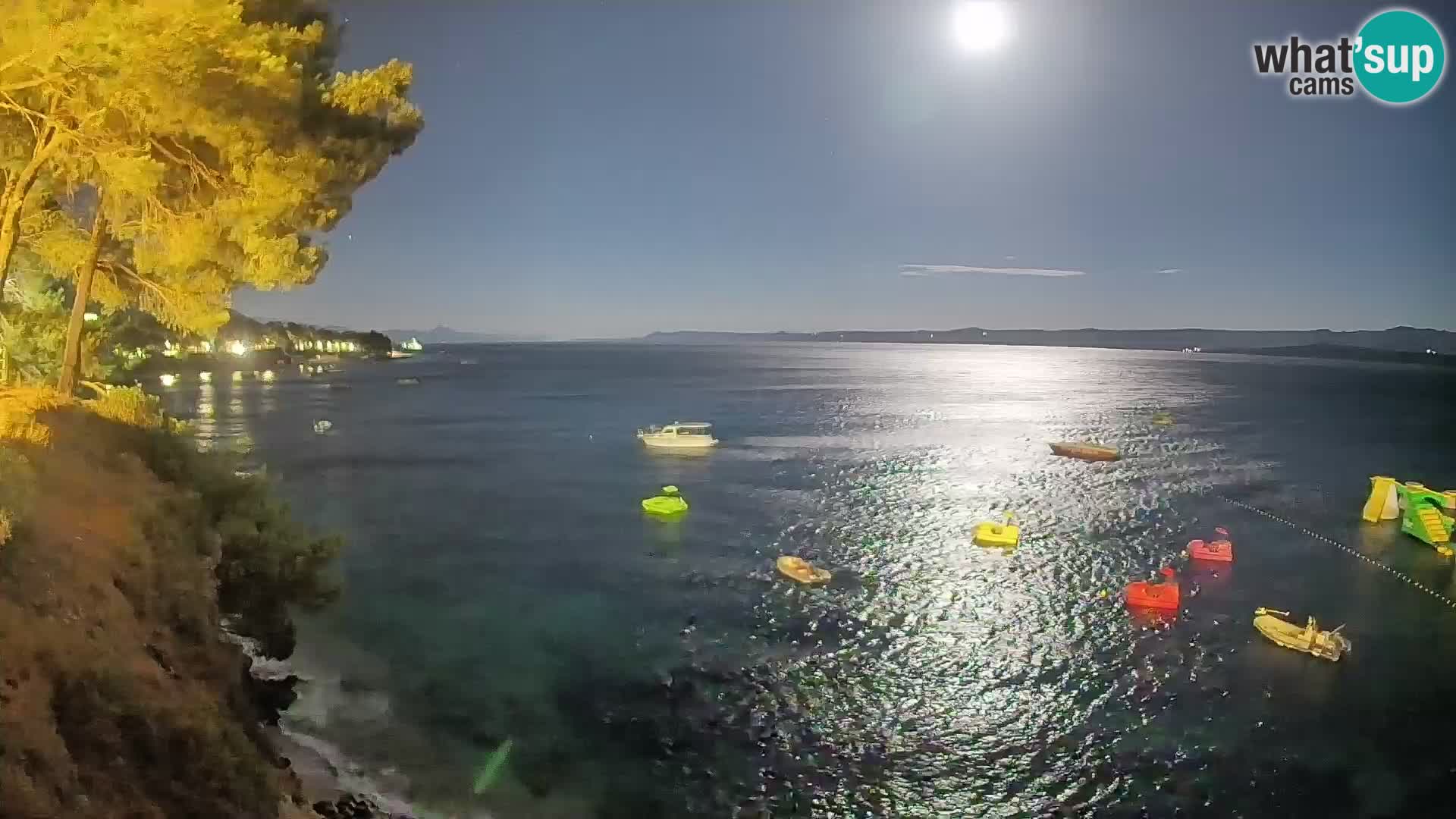 Webcam Strand Potočine Bol – Liveblick auf Borak Beach, Insel Brač