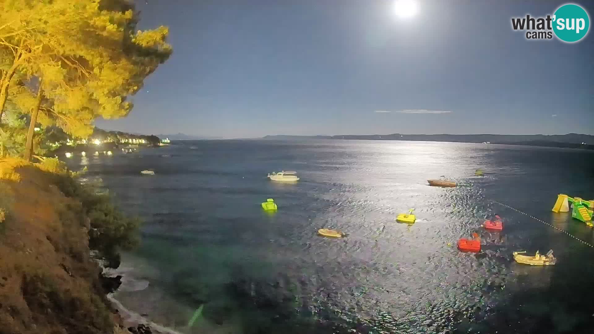 Webcam Playa Potočine Bol – Vista en vivo de Borak Beach, Isla de Brač