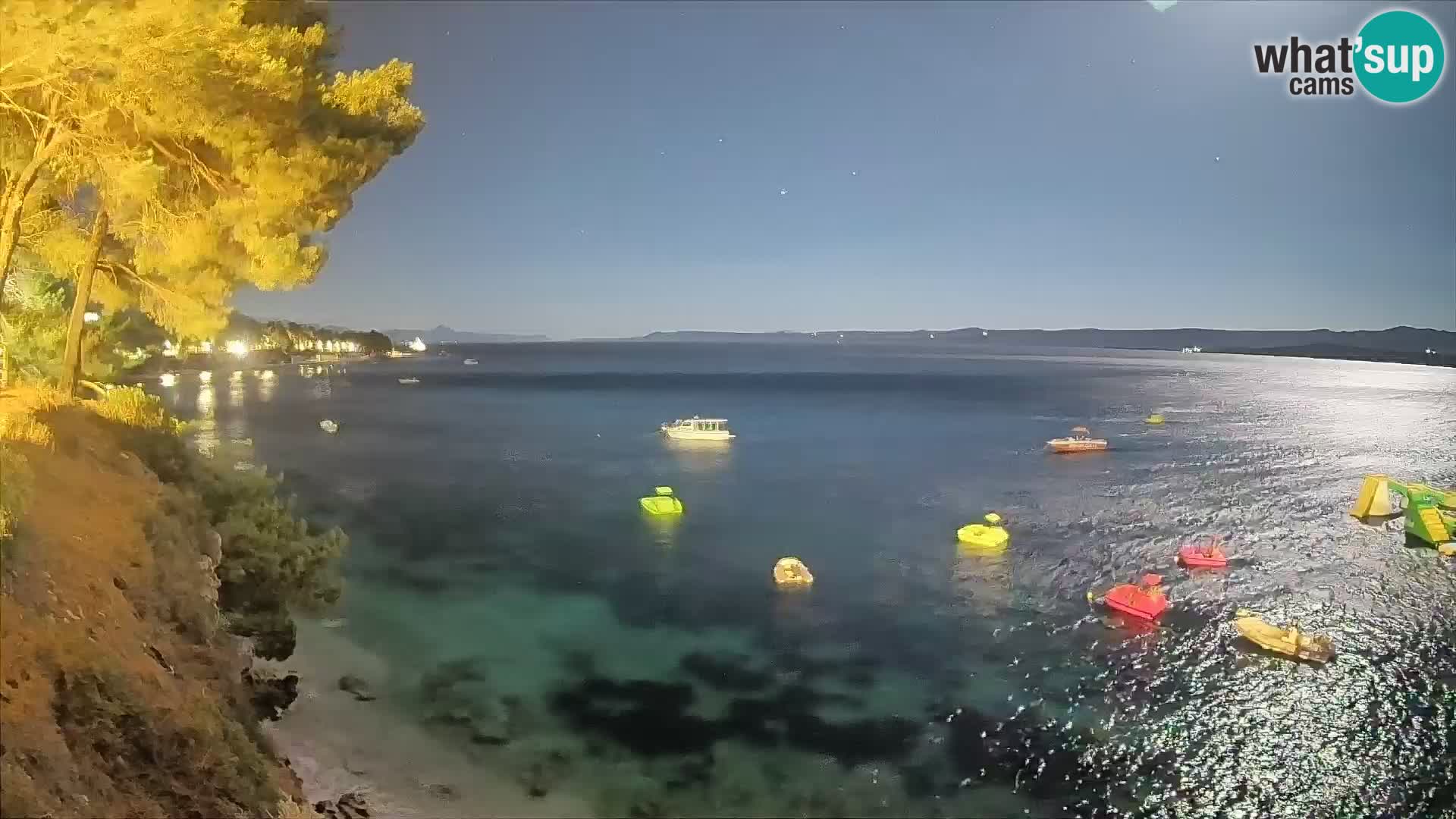 Webcam Playa Potočine Bol – Vista en vivo de Borak Beach, Isla de Brač