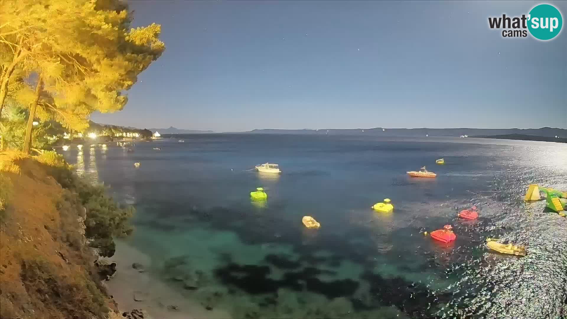 Webcam plage Potočine Bol – Vue en direct sur Borak Beach, île de Brač