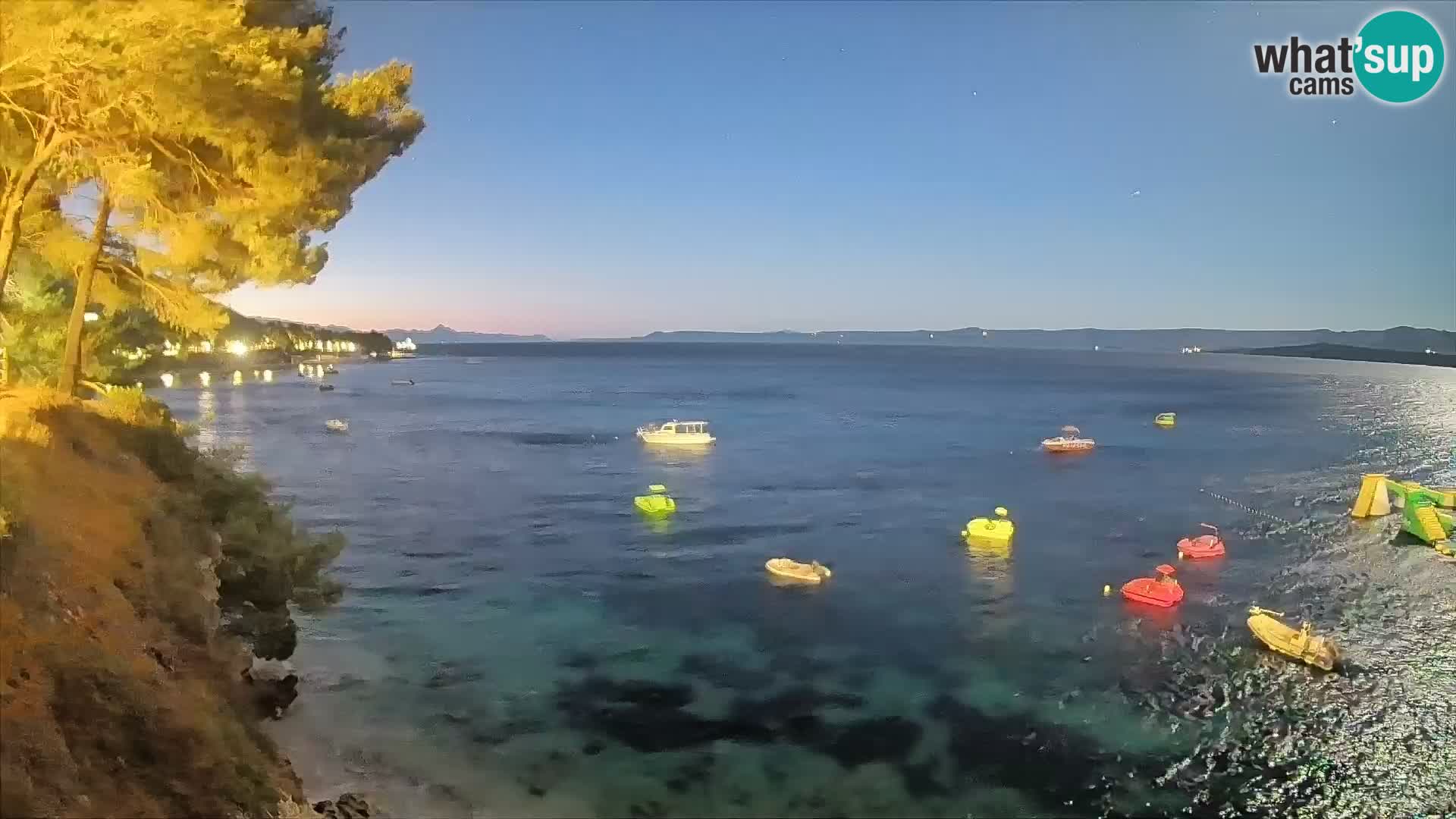 Webcam plage Potočine Bol – Vue en direct sur Borak Beach, île de Brač