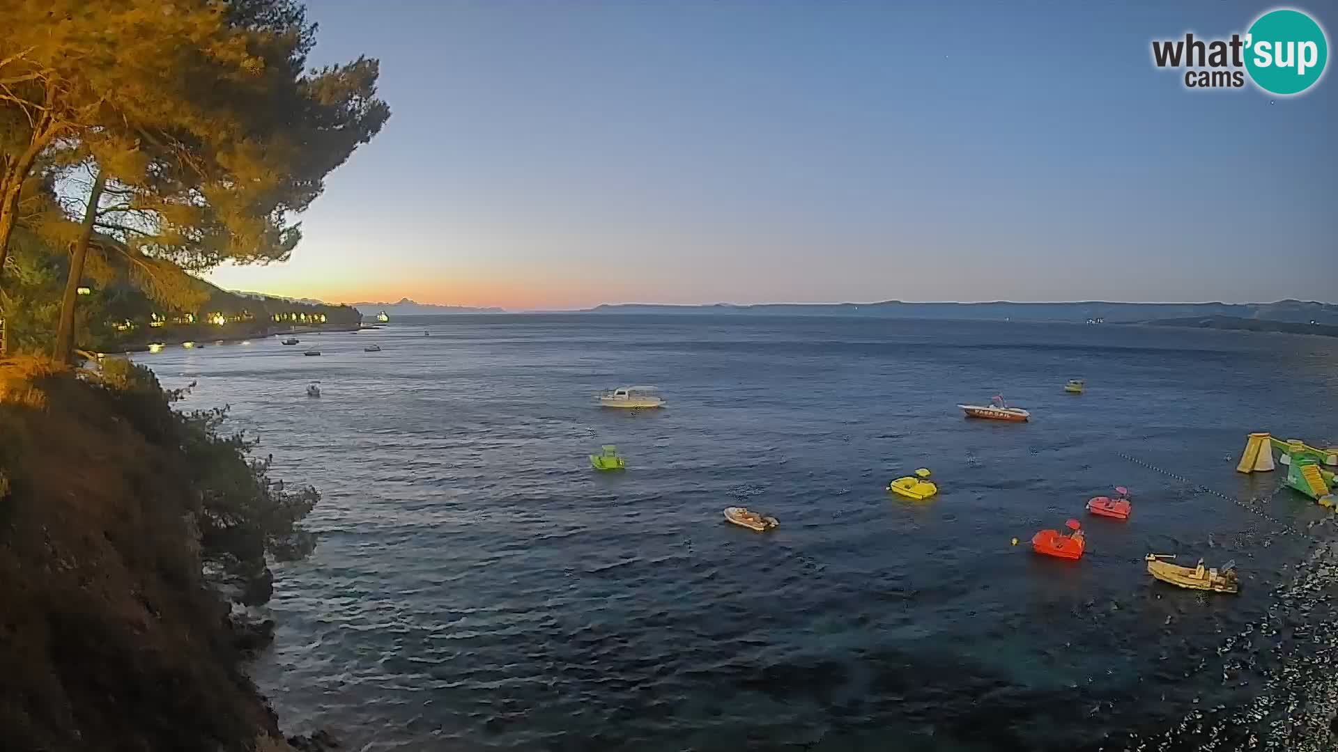 Webcam Potočine Beach Bol – Live View of Borak Beach, Brač Island