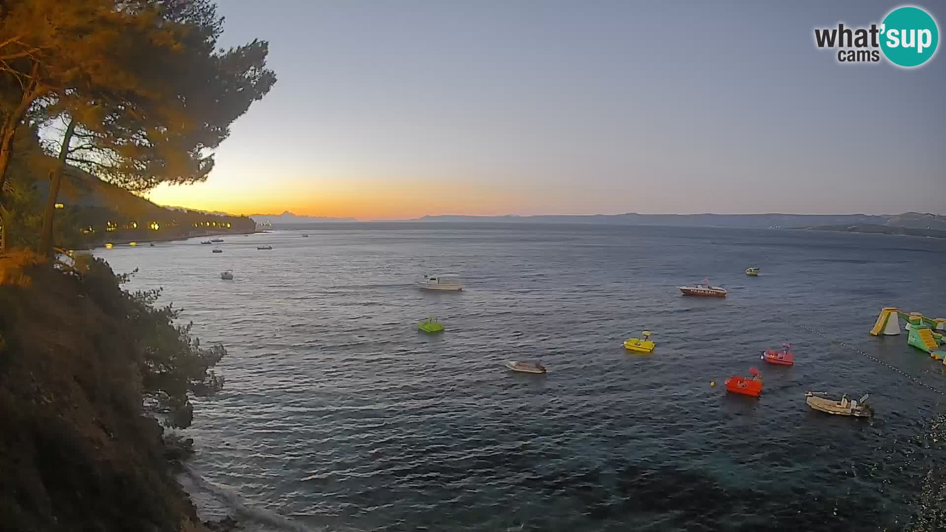Webcam Potočine Beach Bol – Live View of Borak Beach, Brač Island