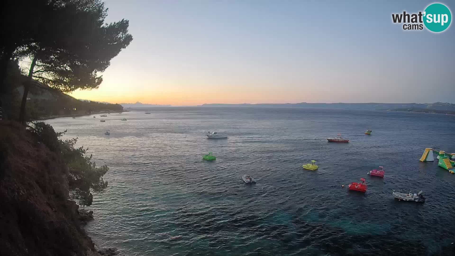 Webcam Potočine Beach Bol – Live View of Borak Beach, Brač Island