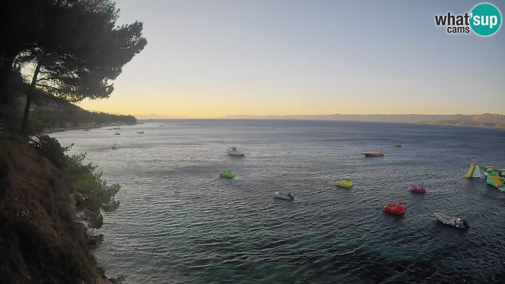 Webcam Spiaggia Potočine Bol – Vista live sulla spiaggia Borak, Isola di Brač