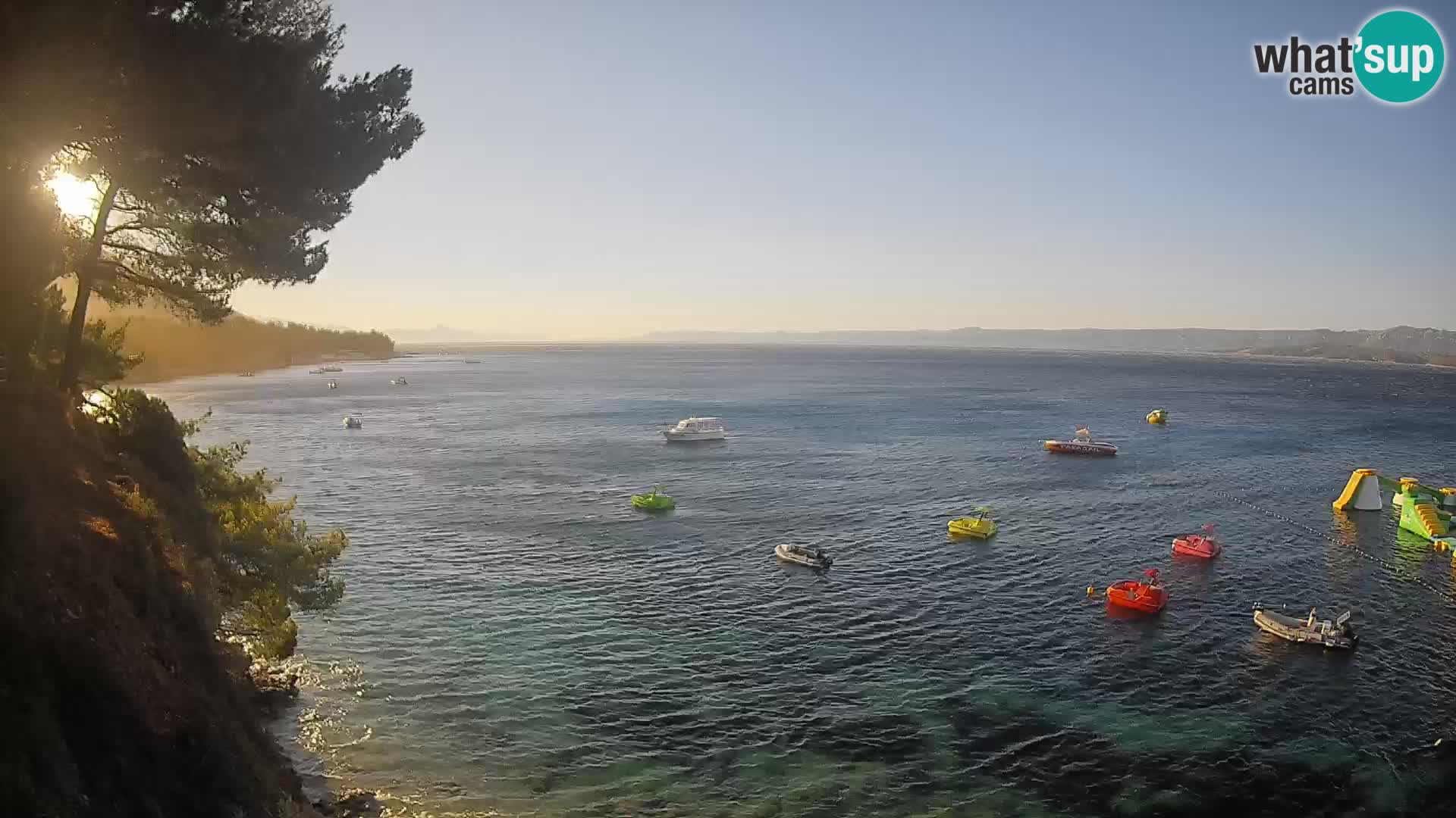 Webcam Potočine Beach Bol – Live View of Borak Beach, Brač Island