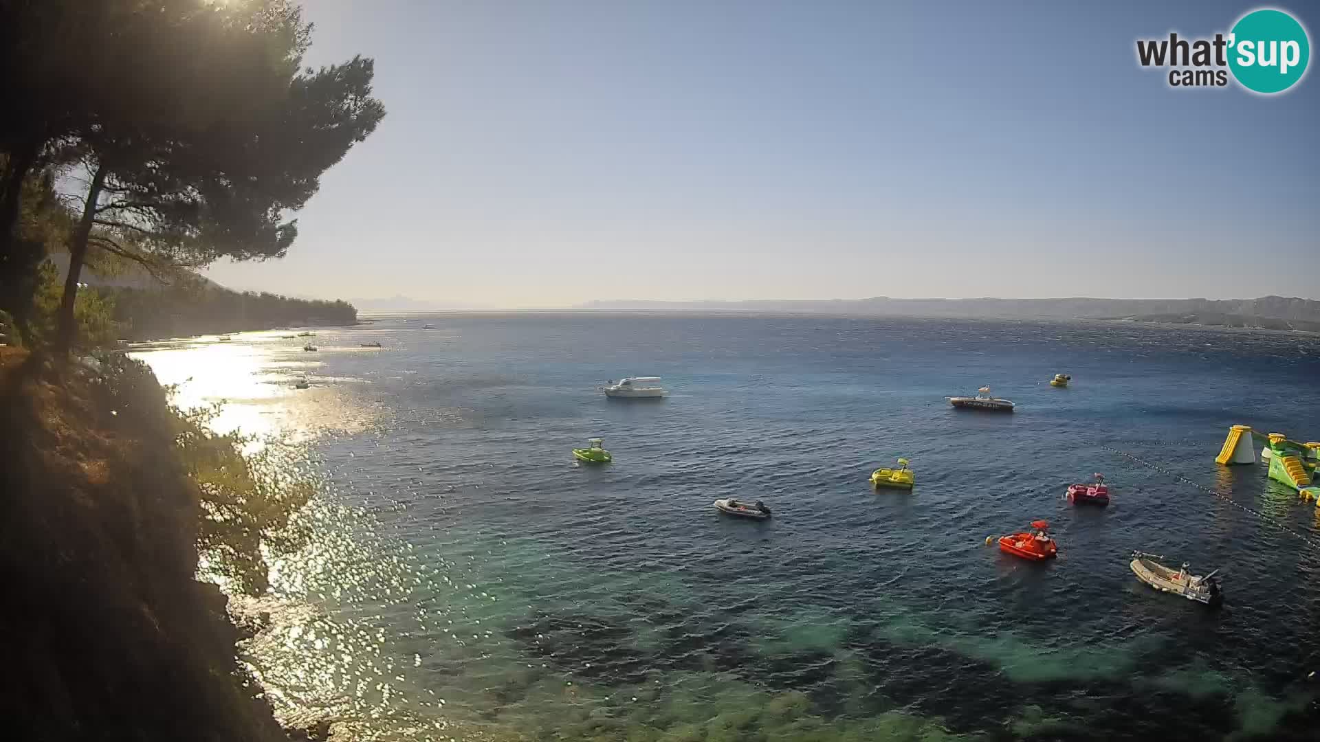 Webcam Playa Potočine Bol – Vista en vivo de Borak Beach, Isla de Brač
