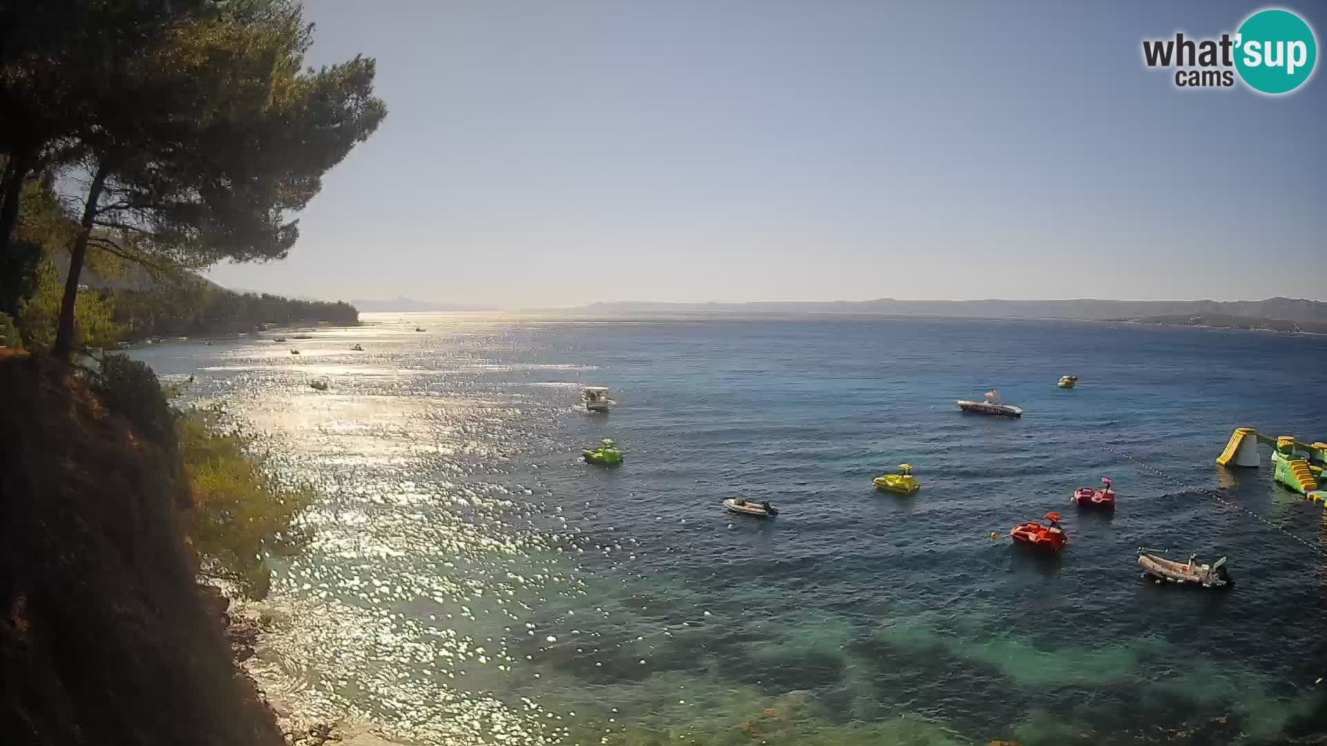 Webcam Playa Potočine Bol – Vista en vivo de Borak Beach, Isla de Brač