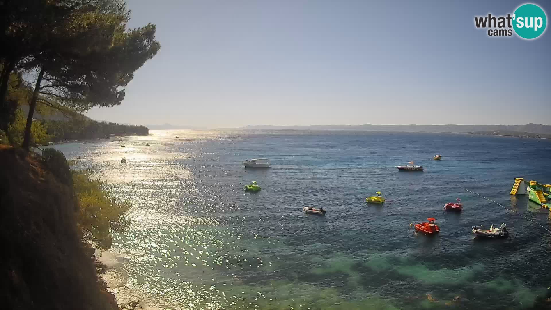 Webcam Playa Potočine Bol – Vista en vivo de Borak Beach, Isla de Brač