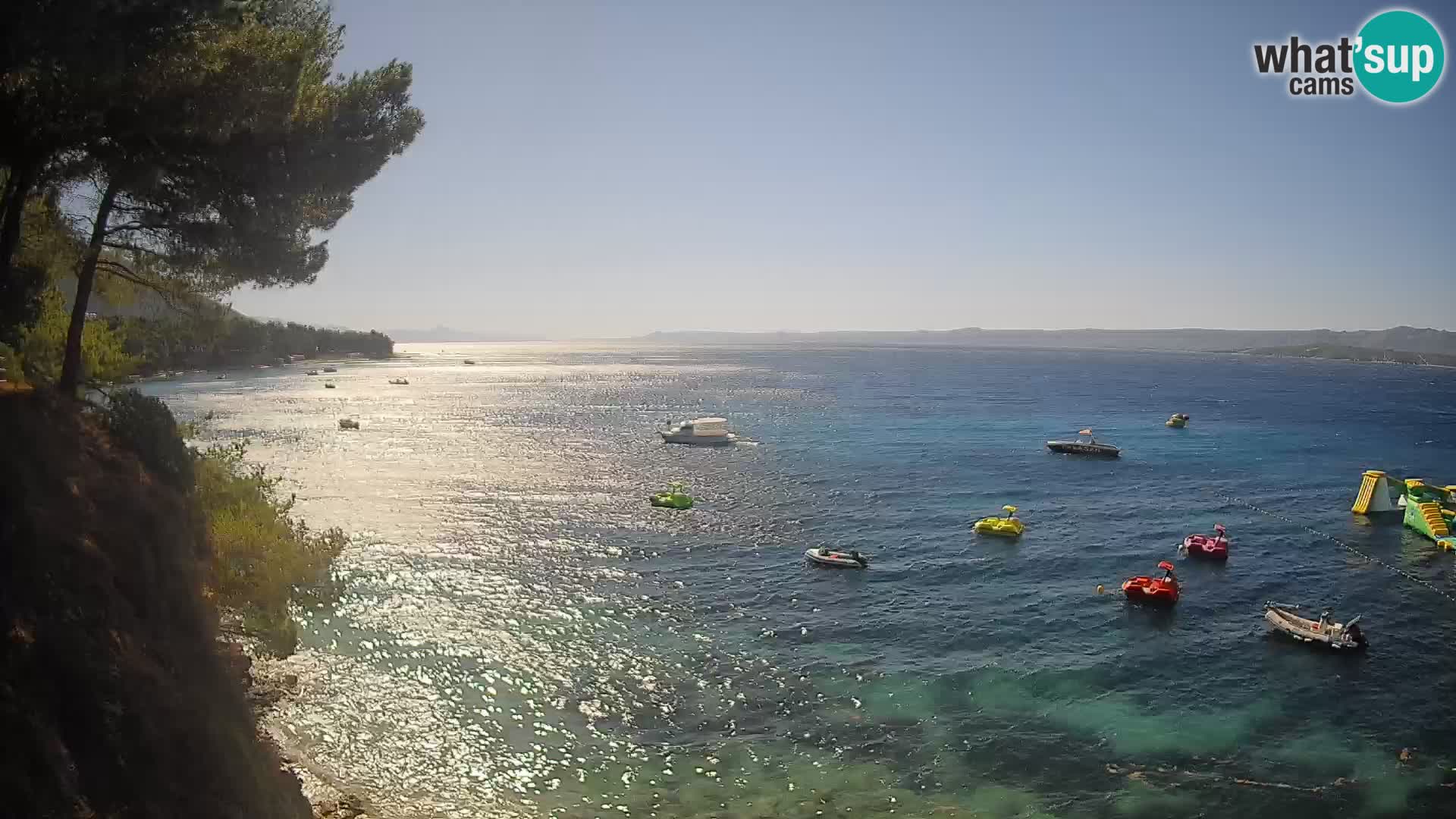 Webcam Playa Potočine Bol – Vista en vivo de Borak Beach, Isla de Brač