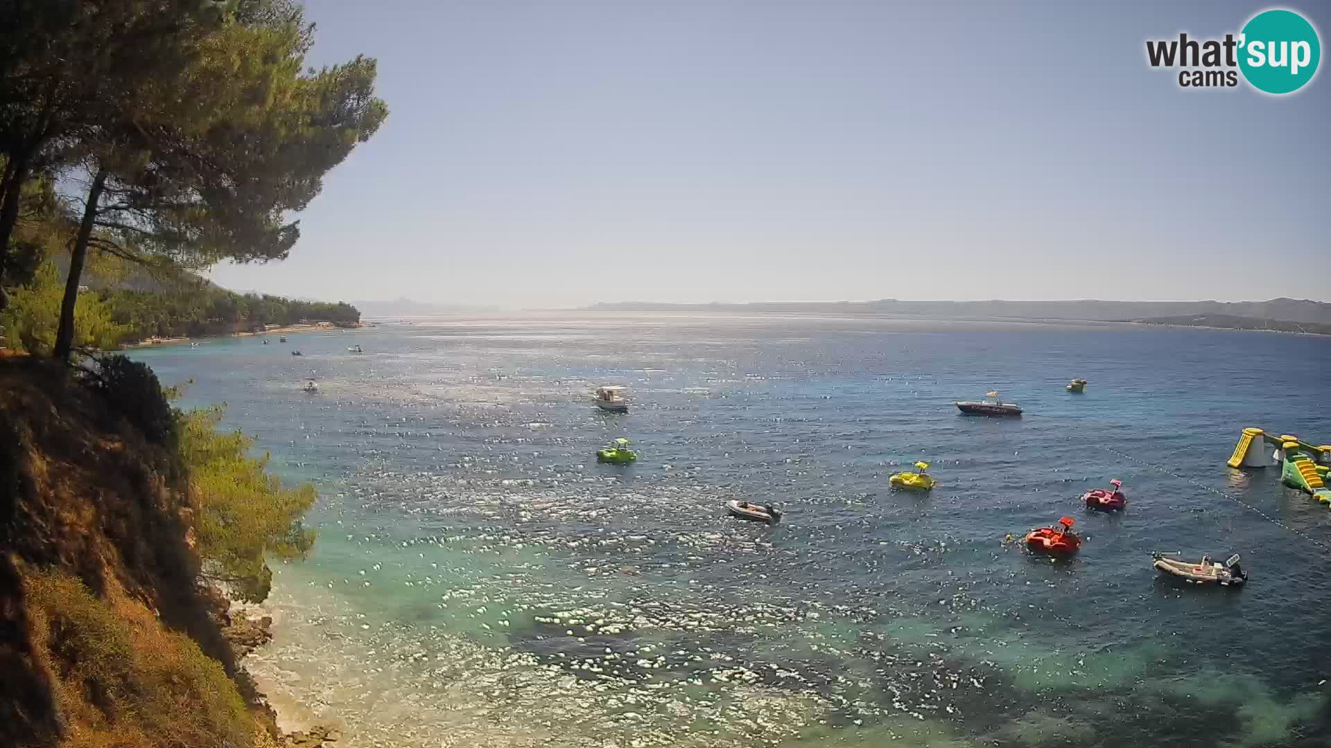Webcam Playa Potočine Bol – Vista en vivo de Borak Beach, Isla de Brač