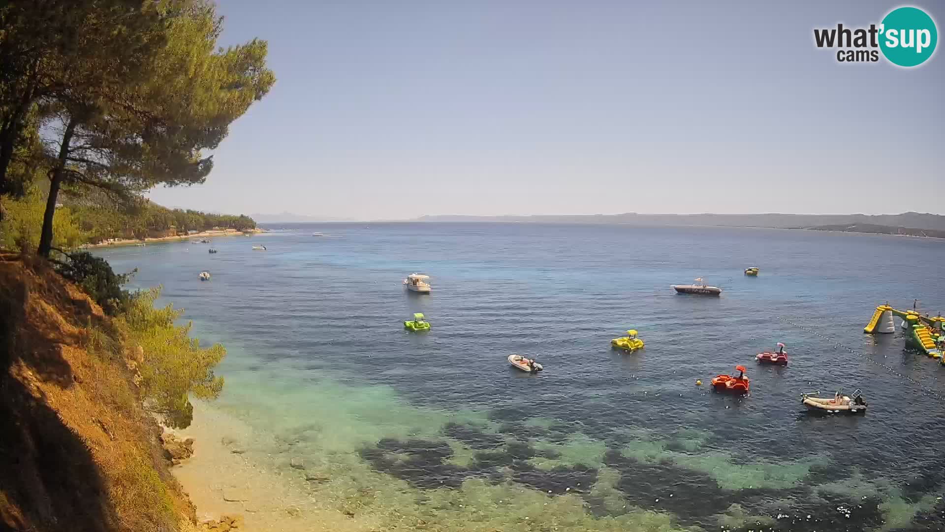 Webcam Potočine Beach Bol – Live View of Borak Beach, Brač Island