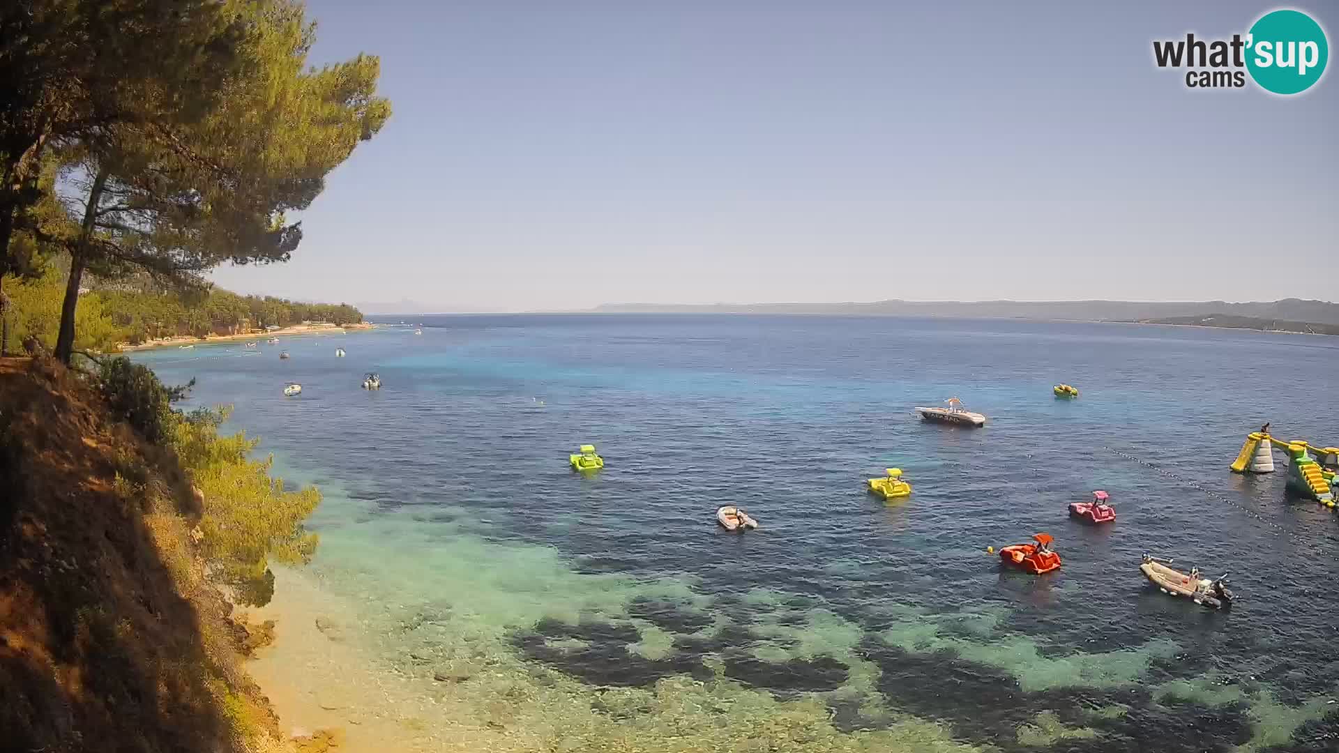 Webcam Potočine Beach Bol – Live View of Borak Beach, Brač Island