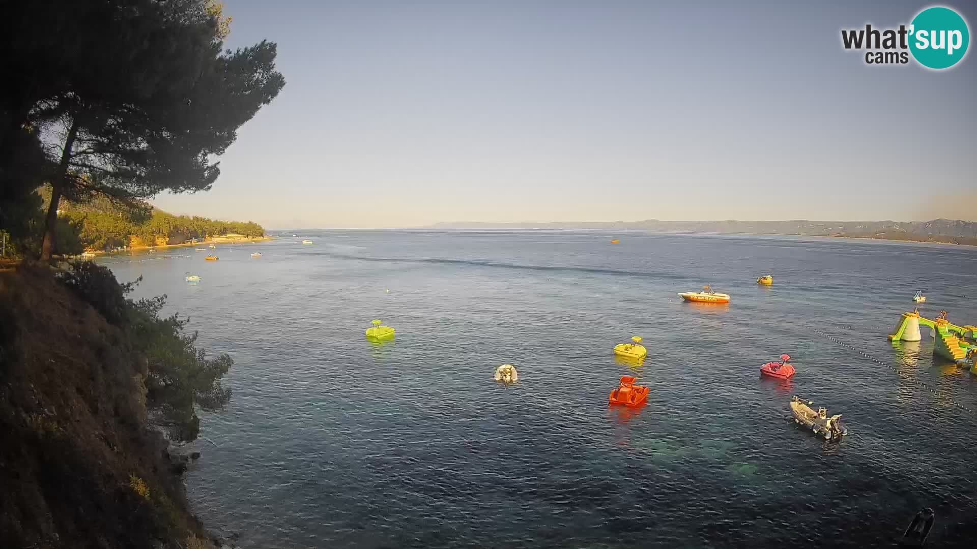 Webcam plage Potočine Bol – Vue en direct sur Borak Beach, île de Brač