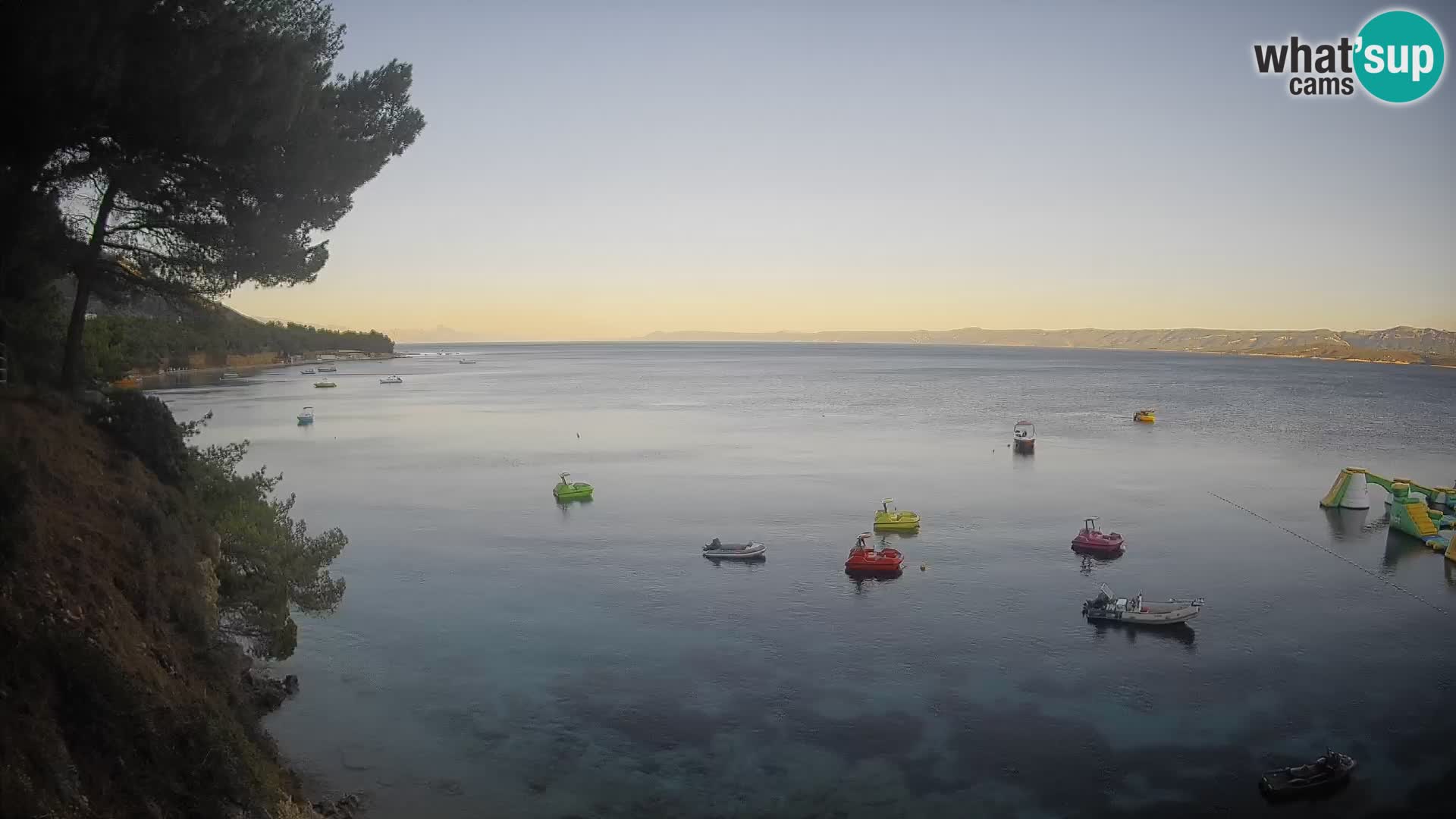 Webcam plage Potočine Bol – Vue en direct sur Borak Beach, île de Brač