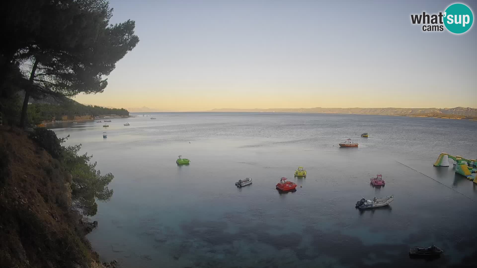 Webcam Potočine Beach Bol – Live View of Borak Beach, Brač Island