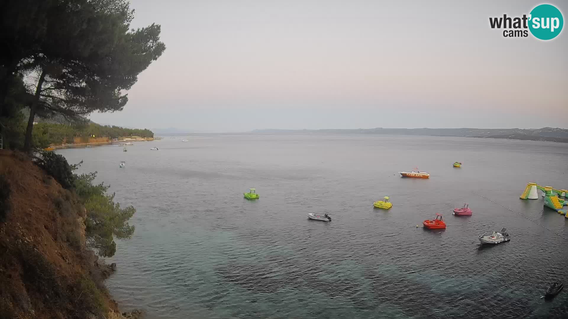 Webcam Potočine Beach Bol – Live View of Borak Beach, Brač Island