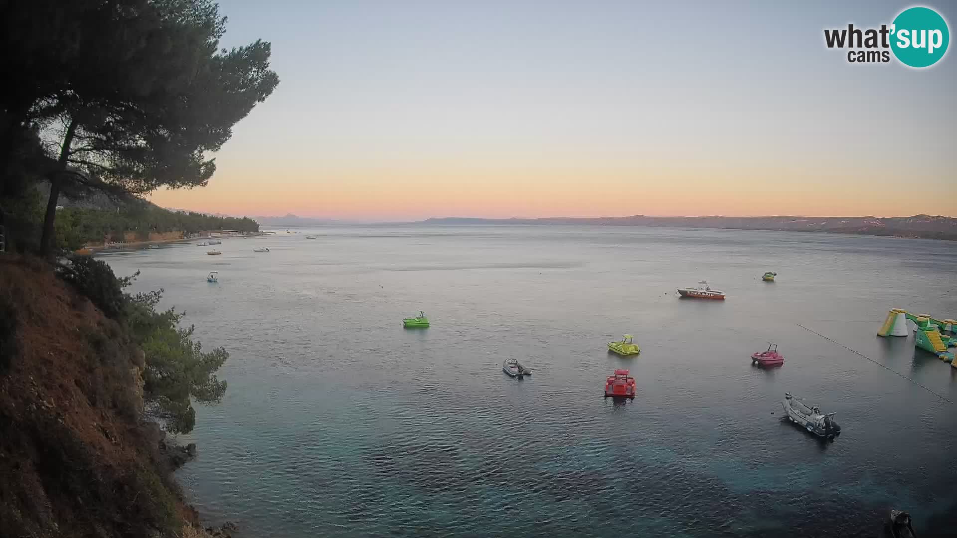 Webcam Potočine Beach Bol – Live View of Borak Beach, Brač Island