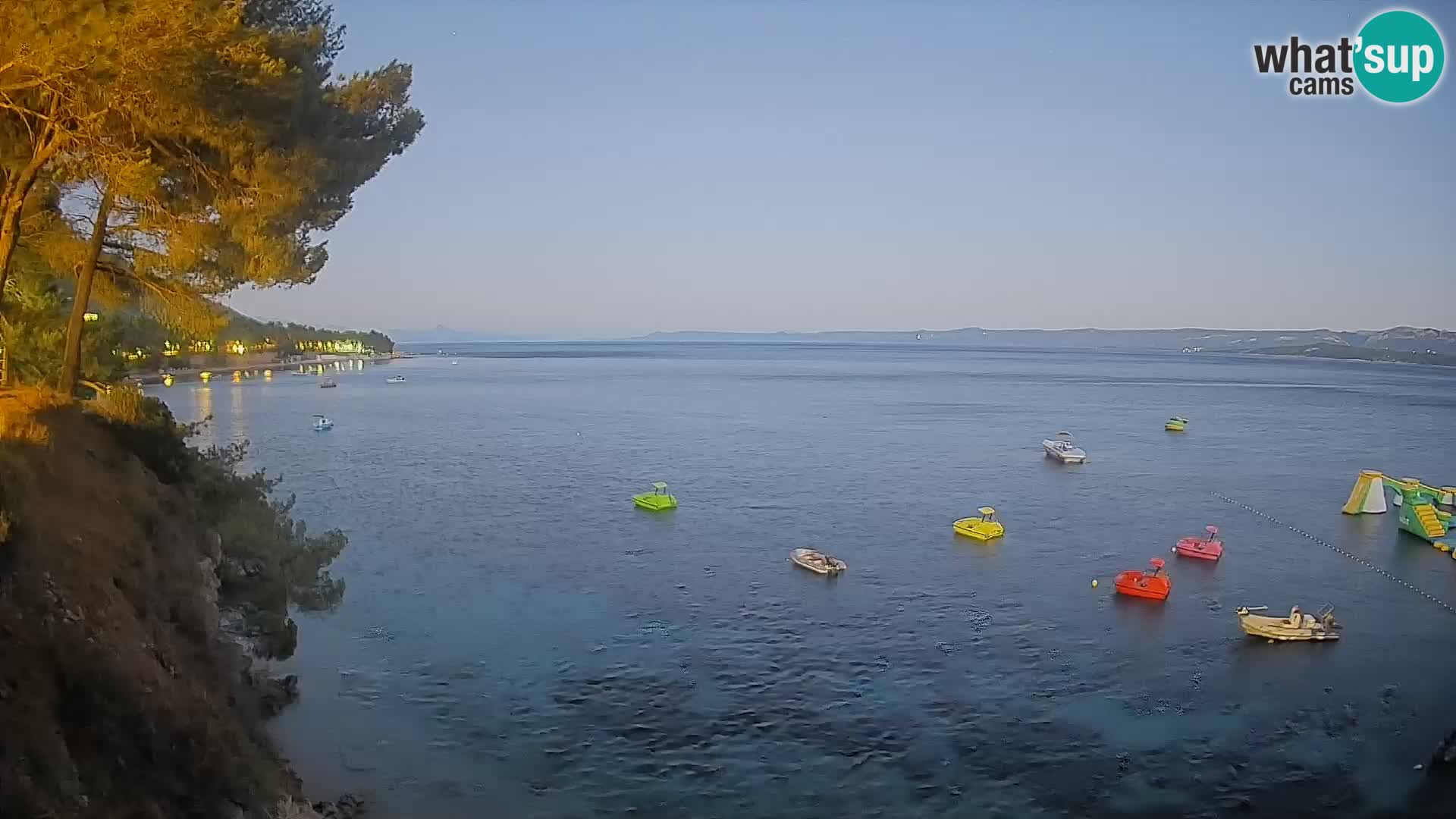 Webcam Playa Potočine Bol – Vista en vivo de Borak Beach, Isla de Brač