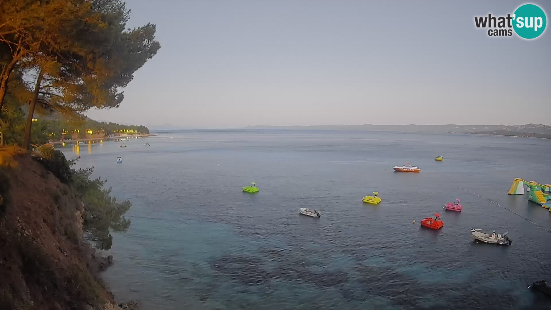 Webcam Playa Potočine Bol – Vista en vivo de Borak Beach, Isla de Brač