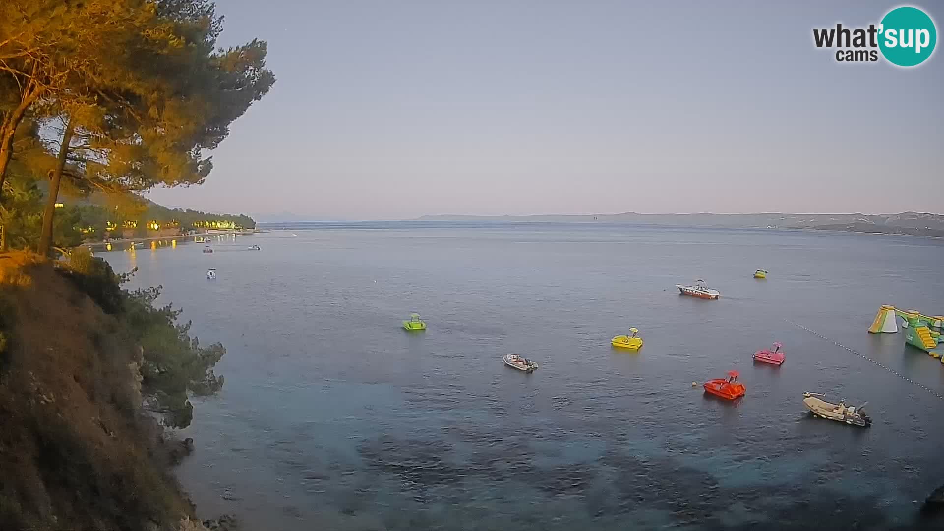 Webcam plage Potočine Bol – Vue en direct sur Borak Beach, île de Brač