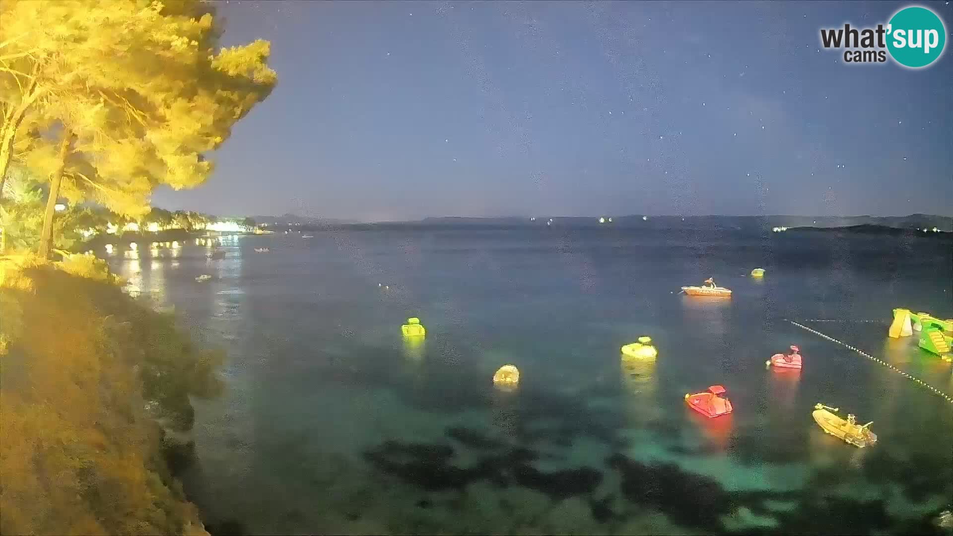 Webcam Potočine Beach Bol – Live View of Borak Beach, Brač Island
