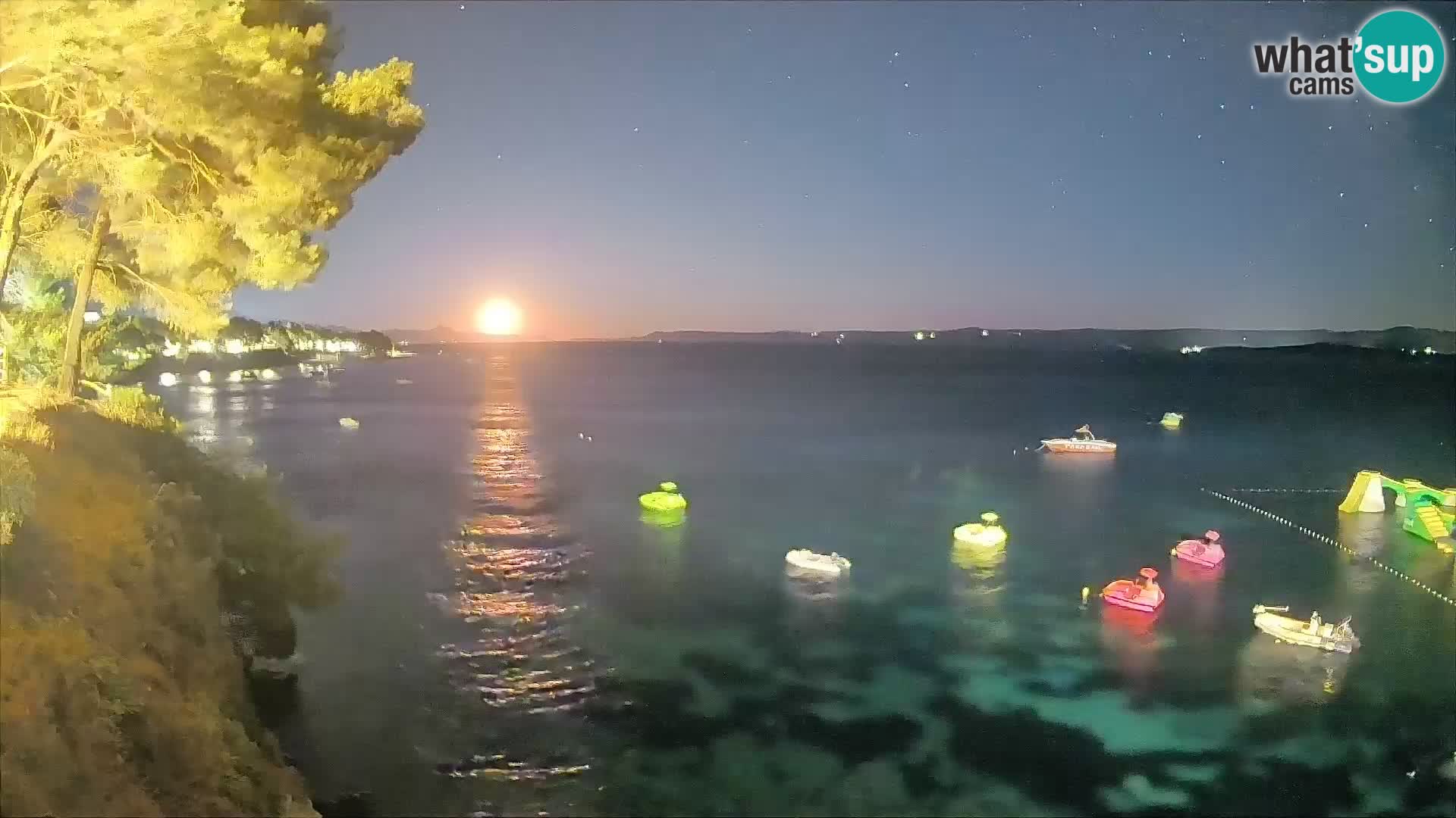 Webcam Potočine Beach Bol – Live View of Borak Beach, Brač Island