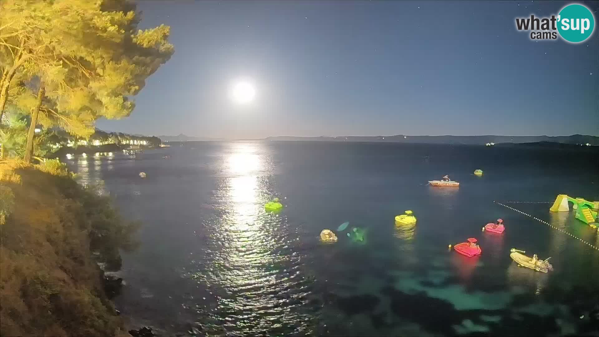 Webcam plage Potočine Bol – Vue en direct sur Borak Beach, île de Brač