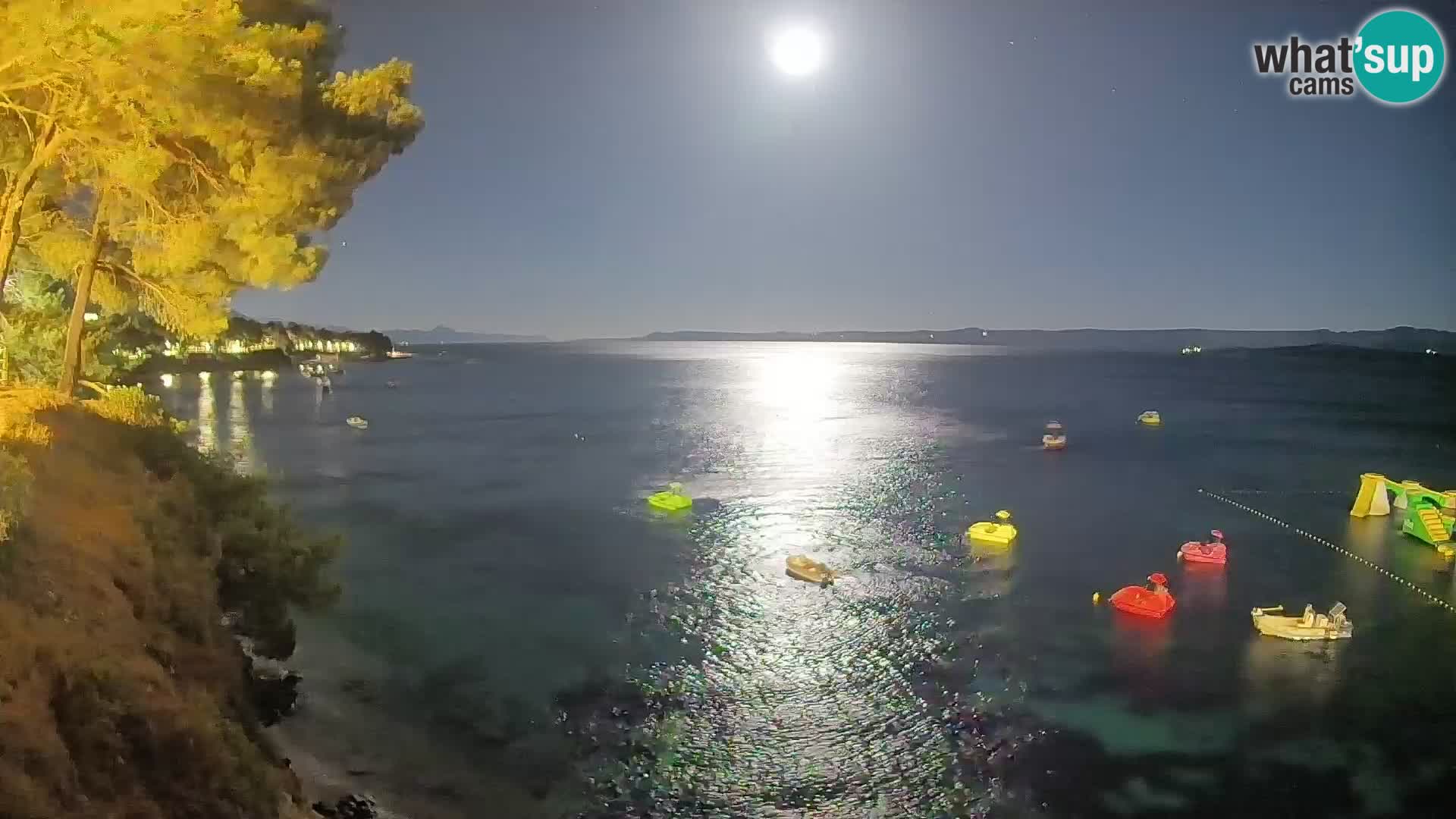 Webcam Strand Potočine Bol – Liveblick auf Borak Beach, Insel Brač